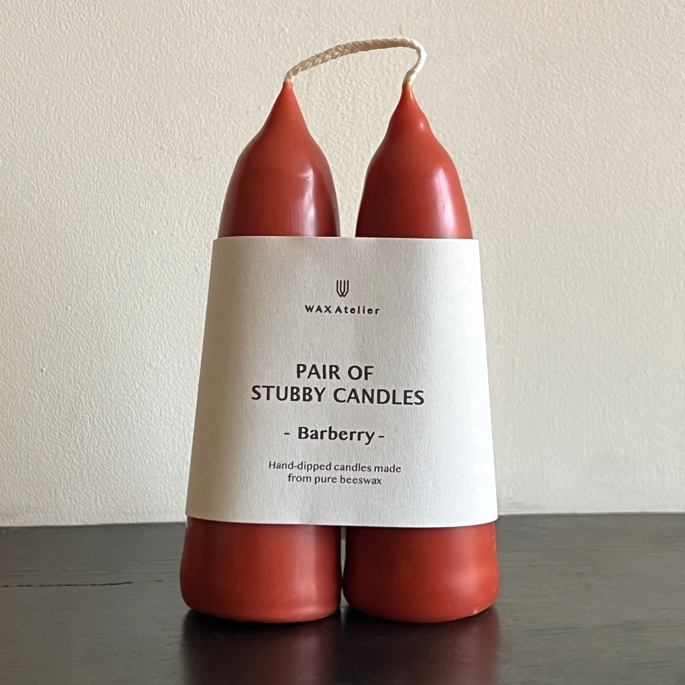 Wax Atelier Stubby Beeswax Candles