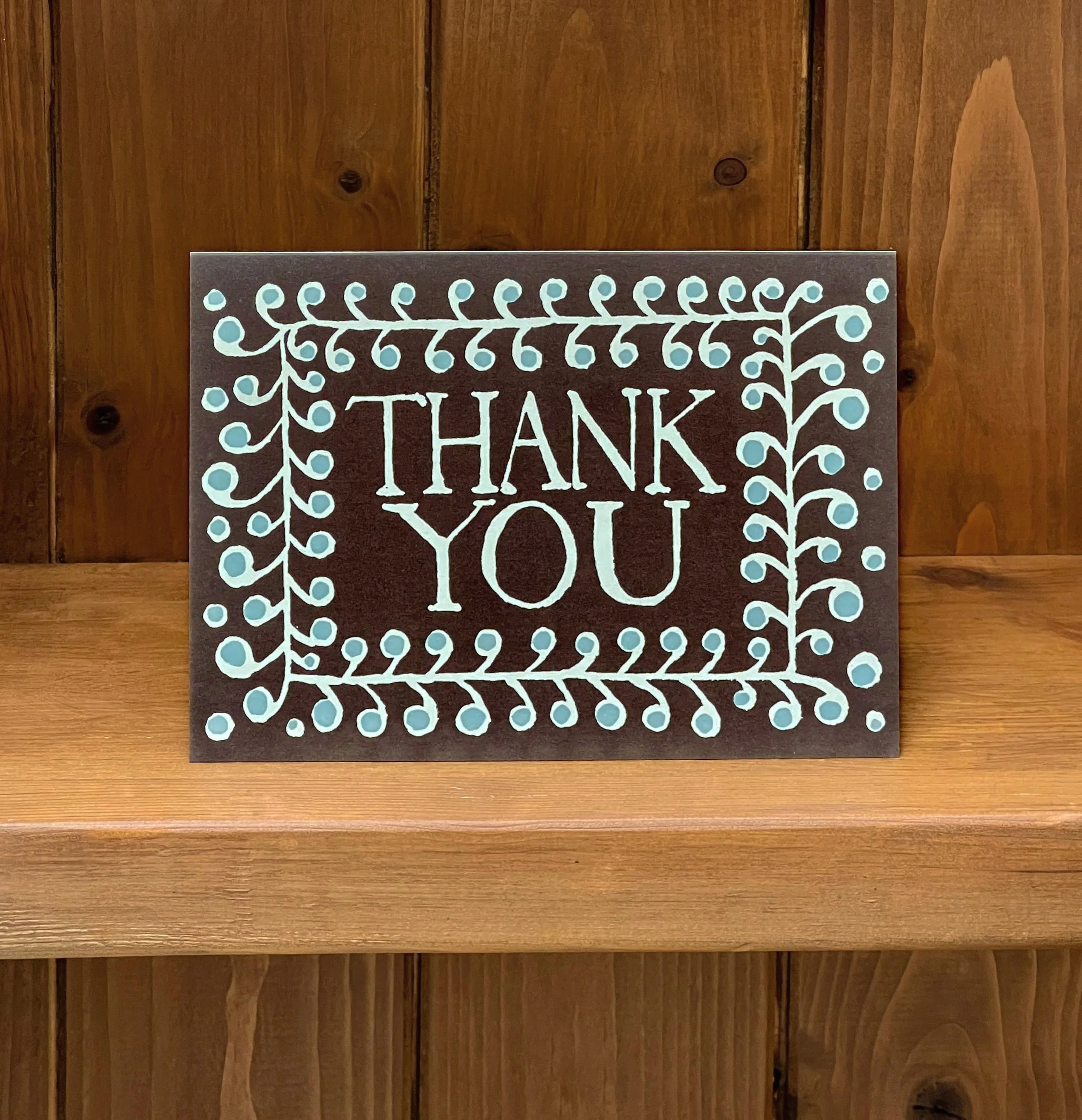 Thank You Illustrated Card