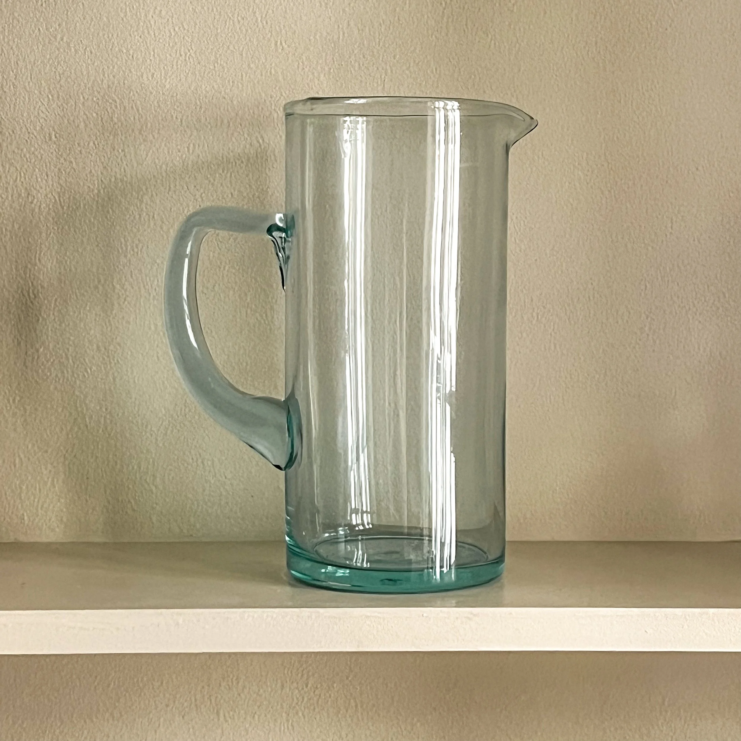 Recycled Glass Large Jug