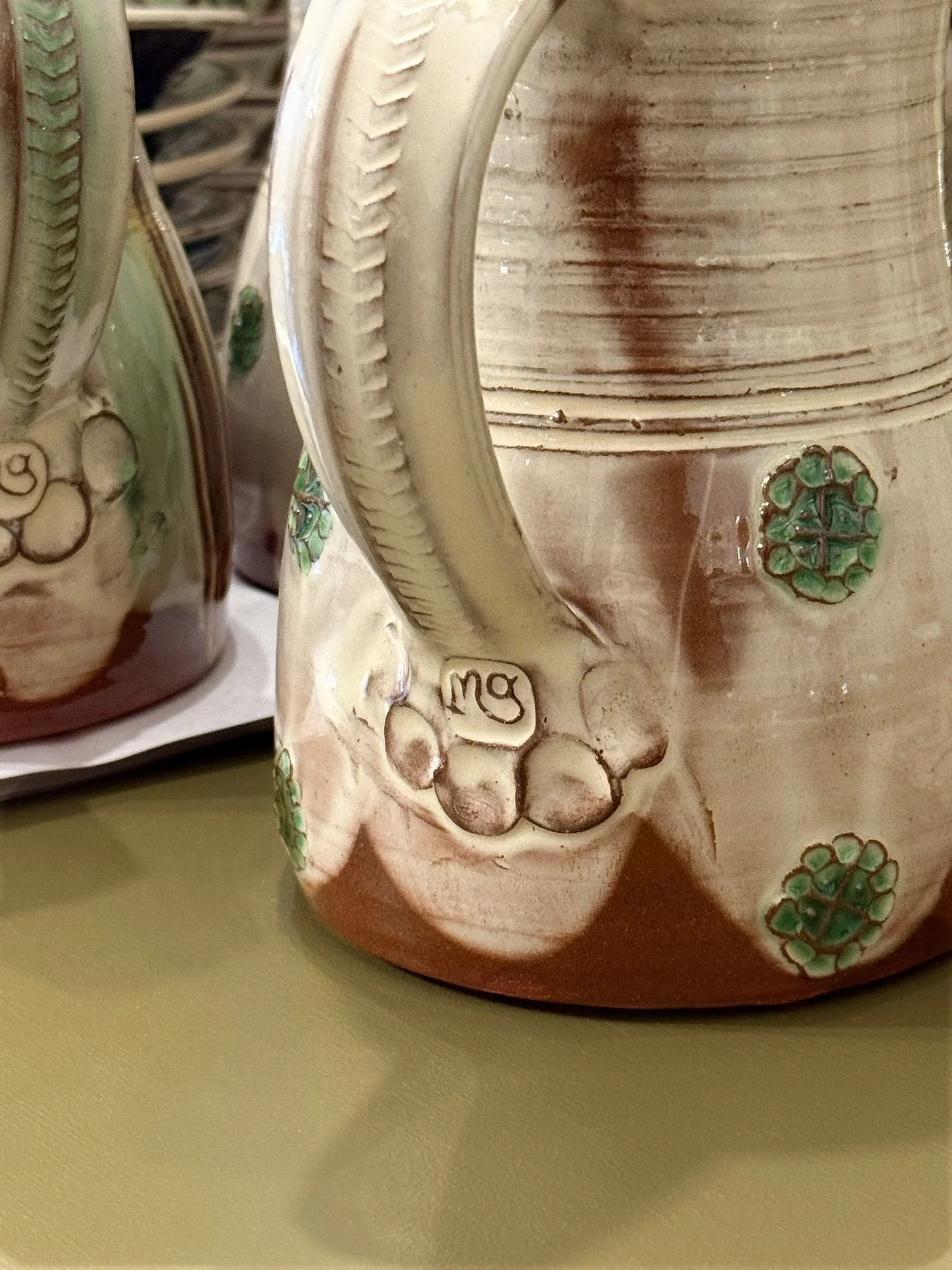 Unpacking some new arrivals from a new (to us) potter @mattgrimmitt and the attention to detail is just 👌 

I&rsquo;ve admired Matt&rsquo;s work for some time now and was so pleased when he was keen to make us some pieces for us! These beautiful jug