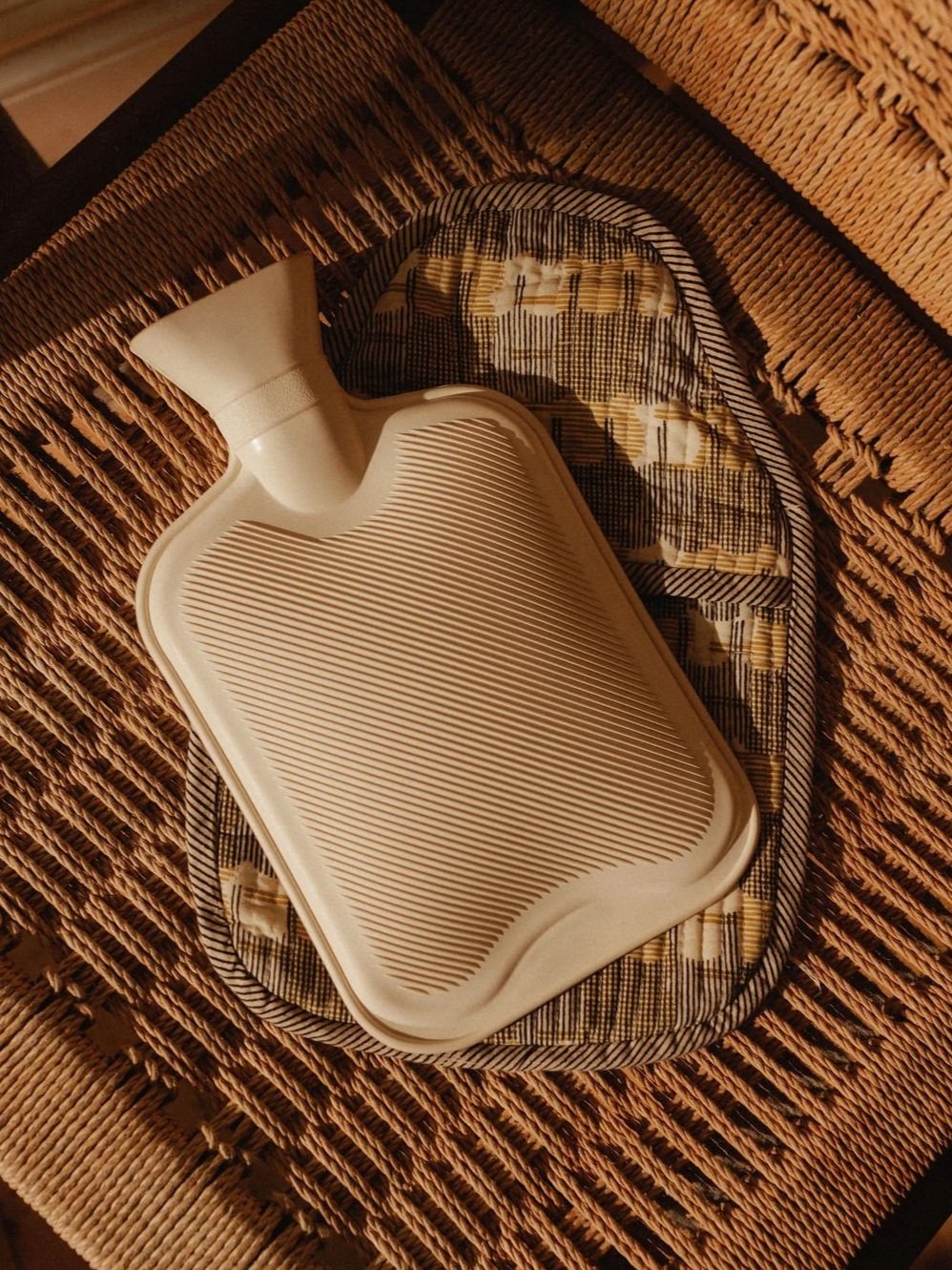 Handmade Quilted Hot Water Bottle Gift