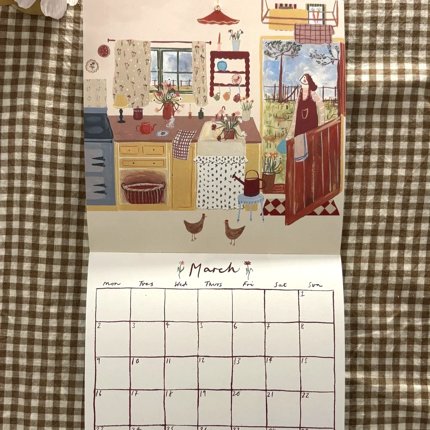 Cottage Kitchen Calendar 2026 Harriet Watson
