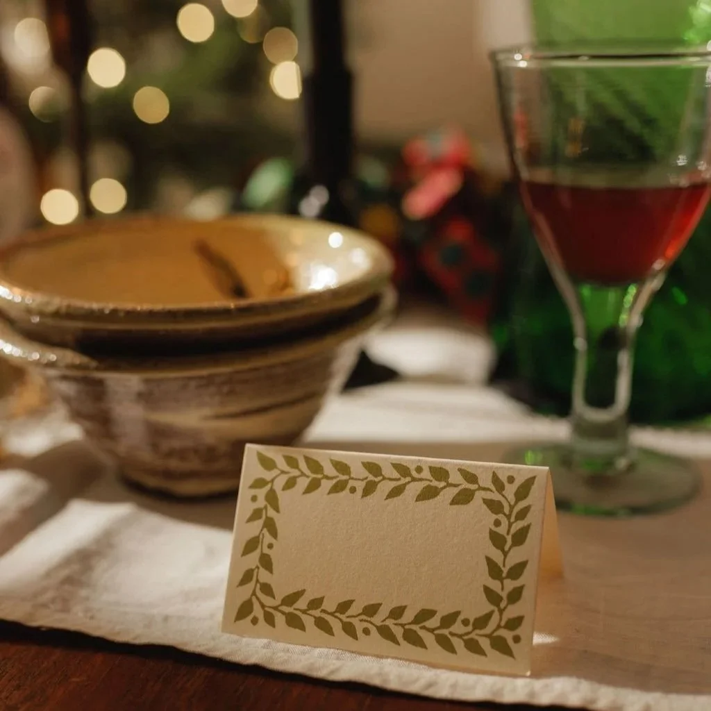 Festive Place Cards Cambridge Imprint