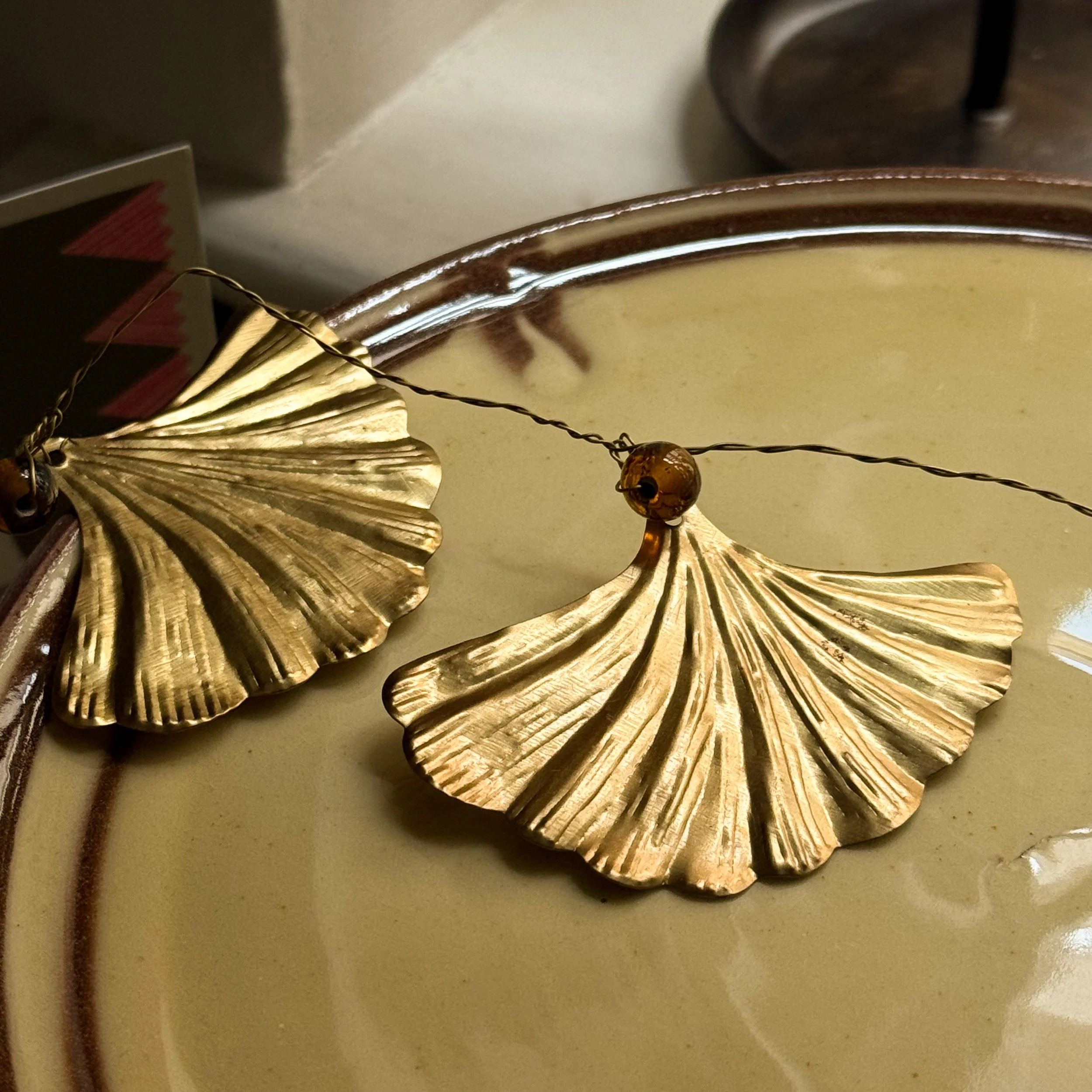 Ginkgo Leaf Christmas Garland Decoration