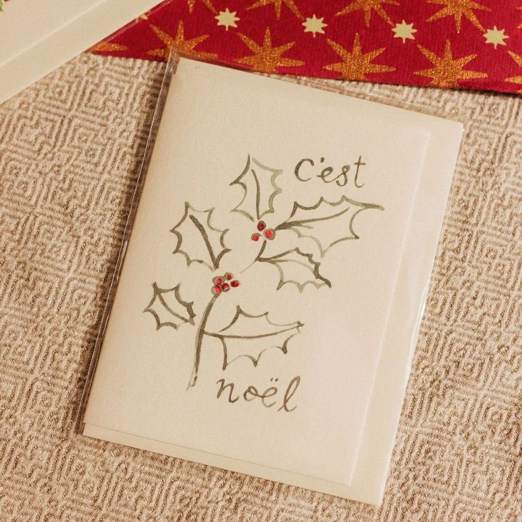 C'est Noel Christmas Card Annie Brougham