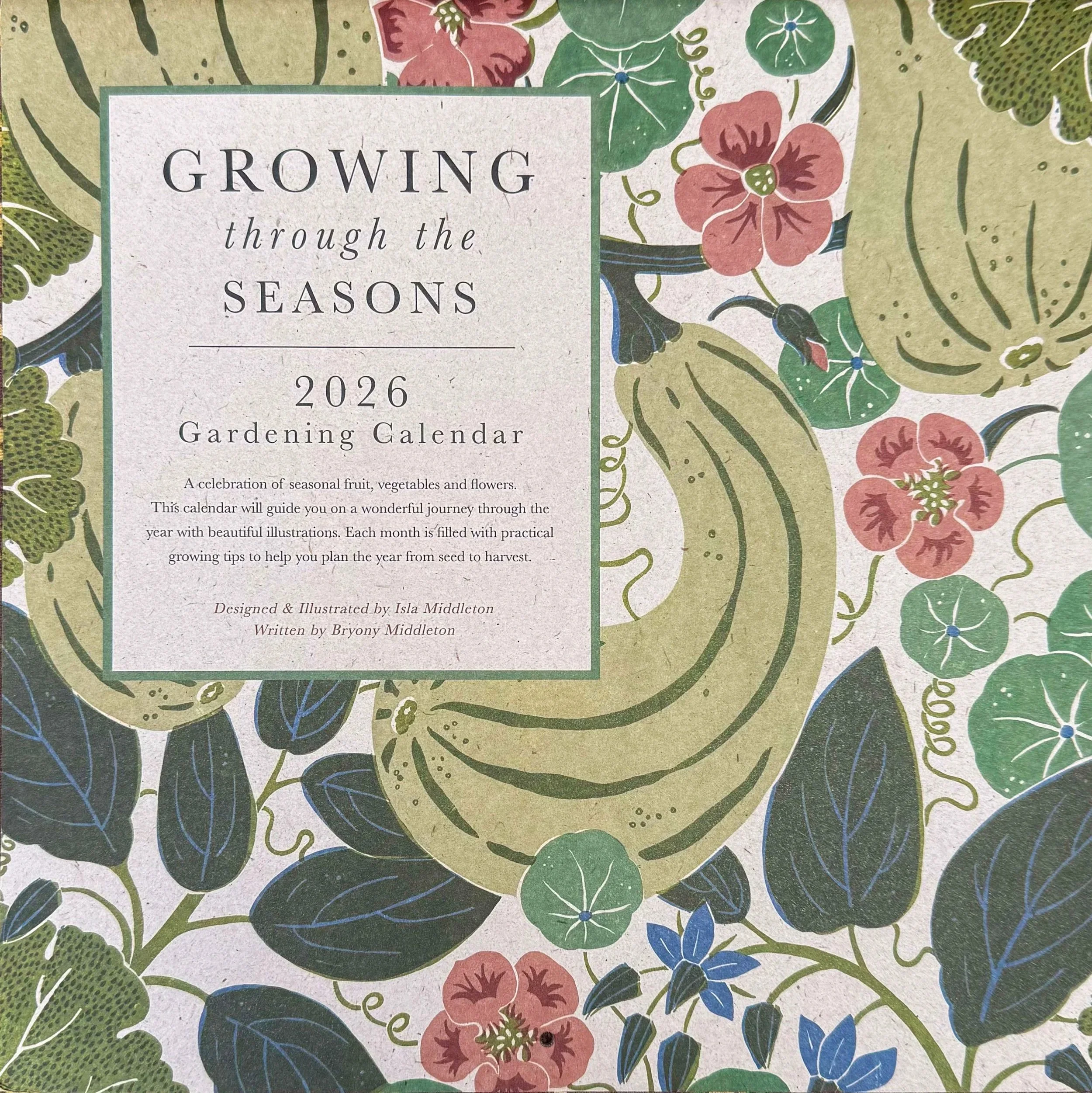 Growing Through The Seasons Calendar 2026 Isla Middleton