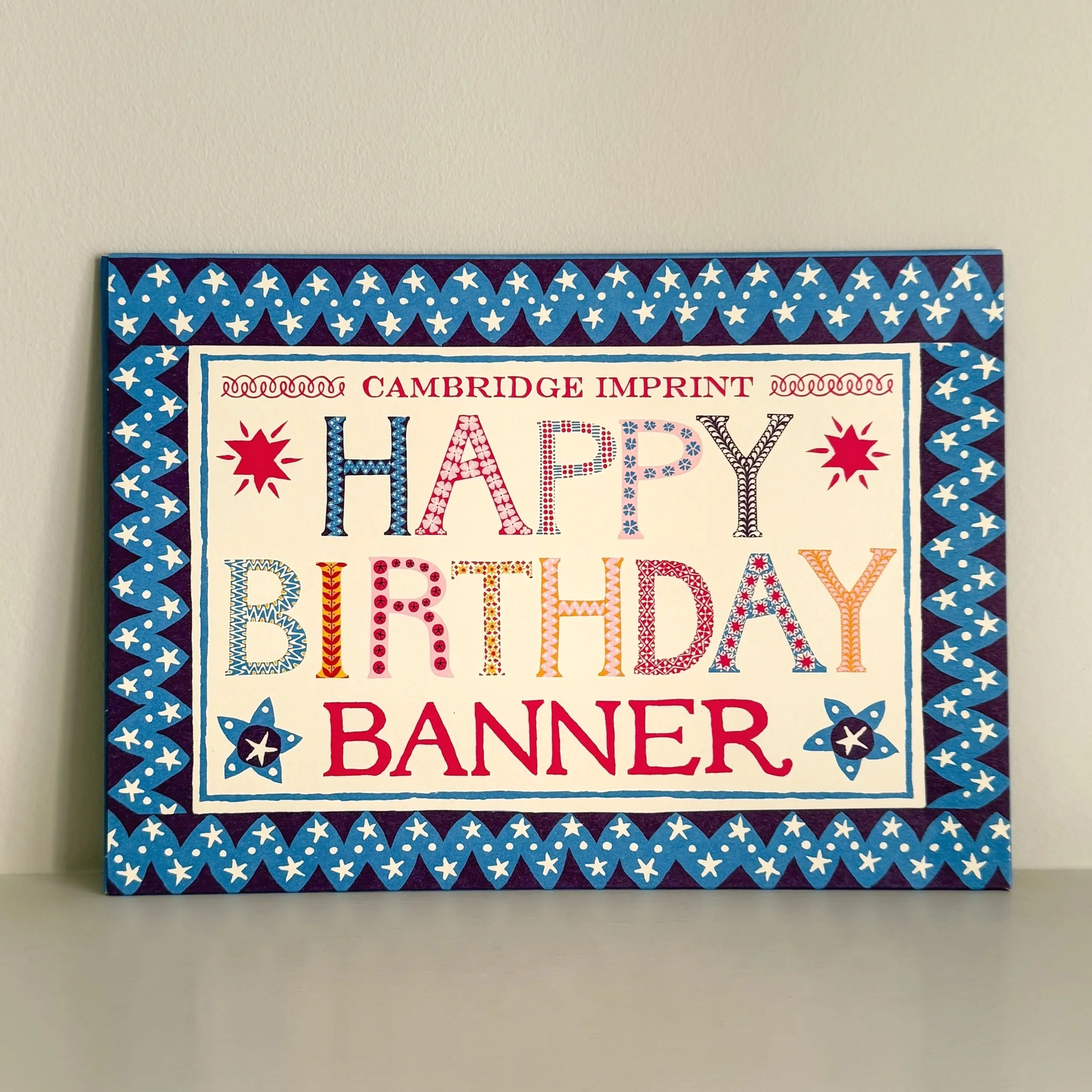 Cambridge Imprint Birthday Wall Banner
