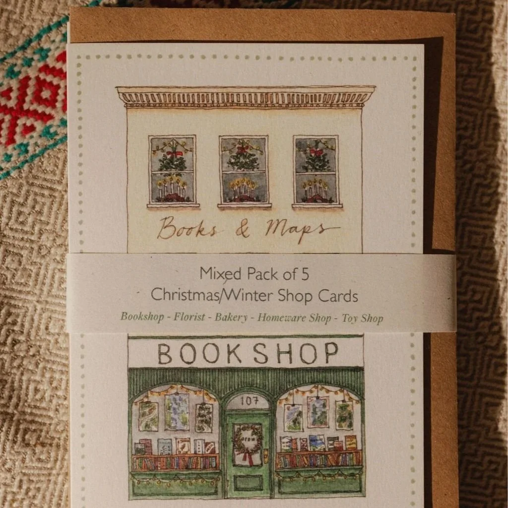 Christmas Shops Cards Set Brittany Davies