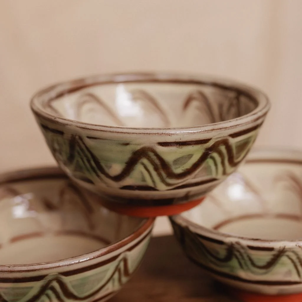 Slipware Small Side Bowl