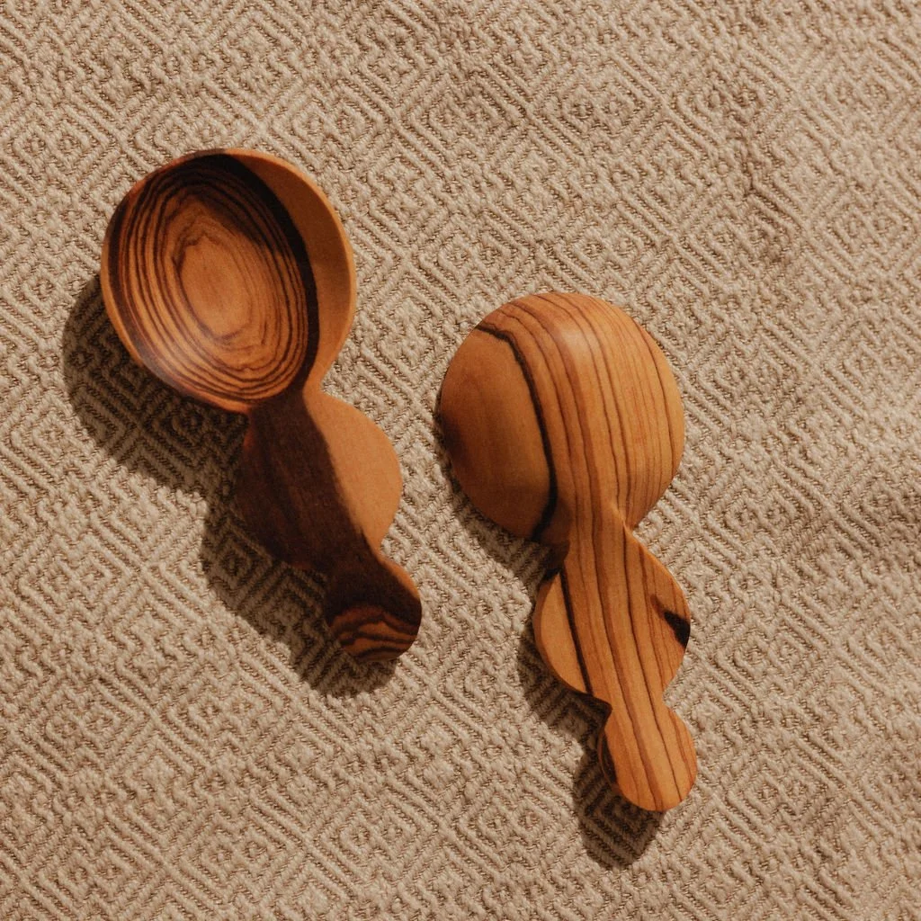 Hand Carved Olive Wood Small Spoon Scoop