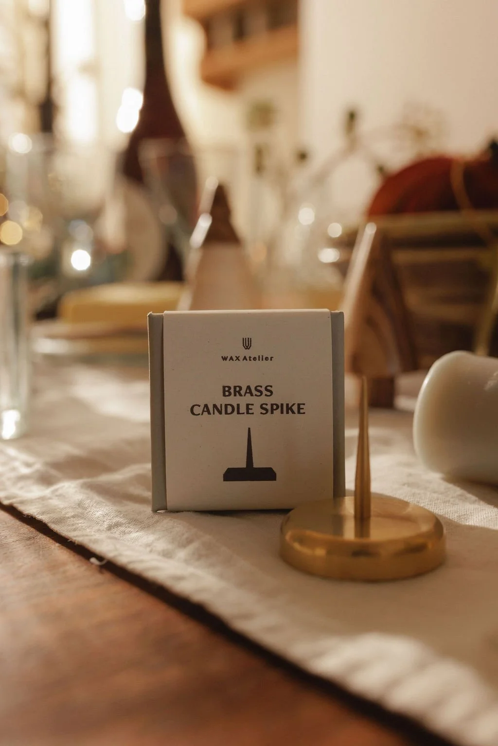 Solid Brass Candle Spike