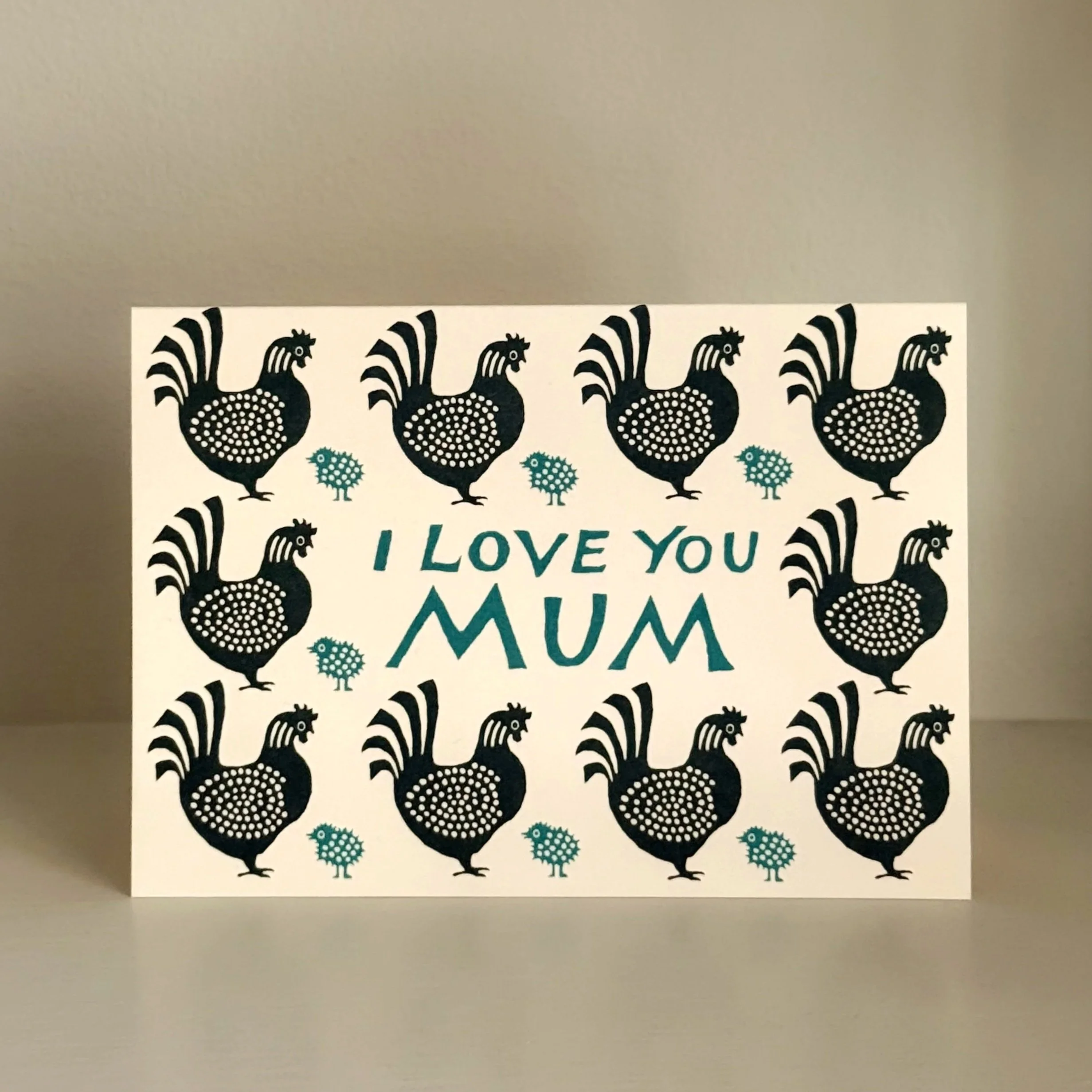 I Love You Mum Card Cambridge Imprint