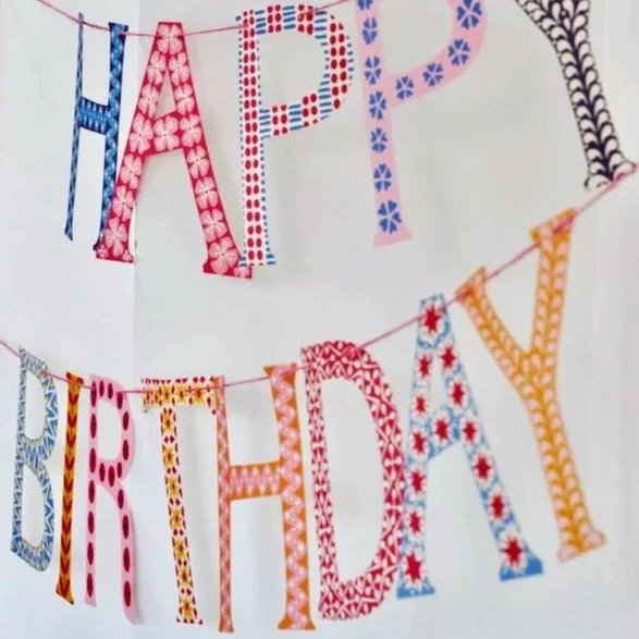 Cambridge Imprint Birthday Banner