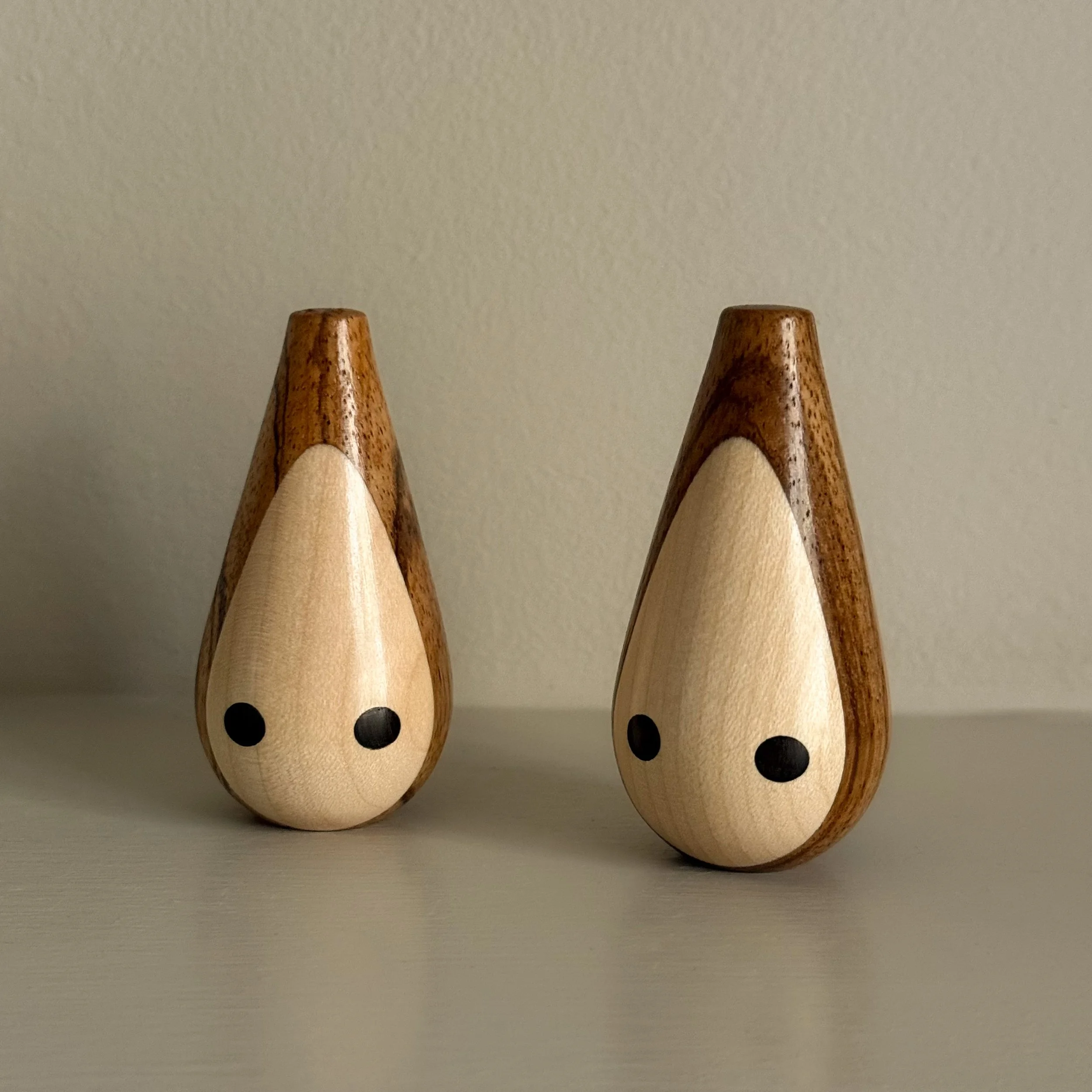 Handmade Wooden Droplet Toy Ornament