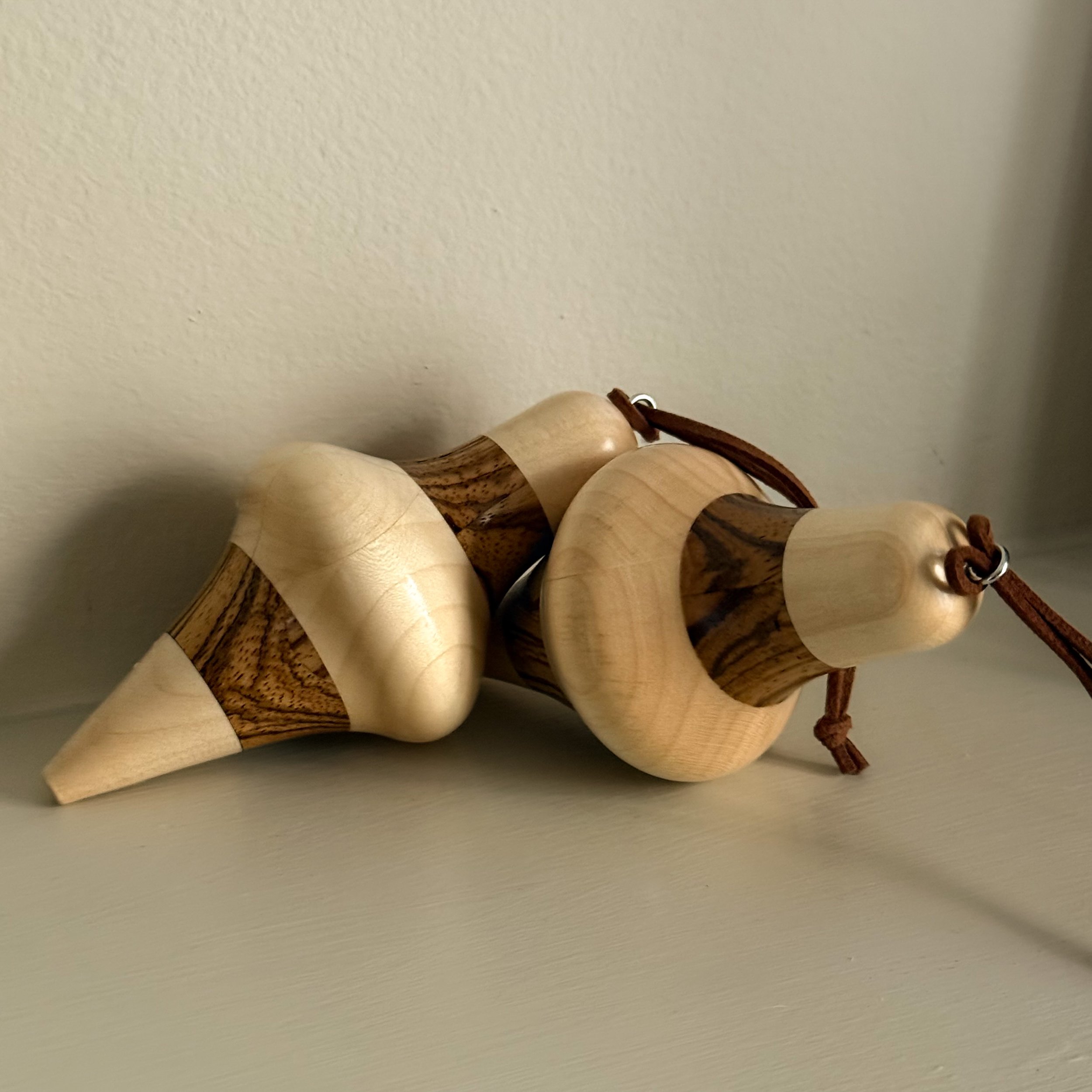 Hand Turned Wooden Baubles