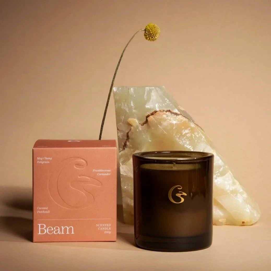 Handmade Natural Candle Floral Mothers Day