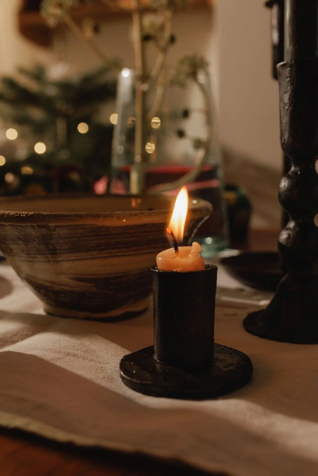 Small Iron Candle Holder