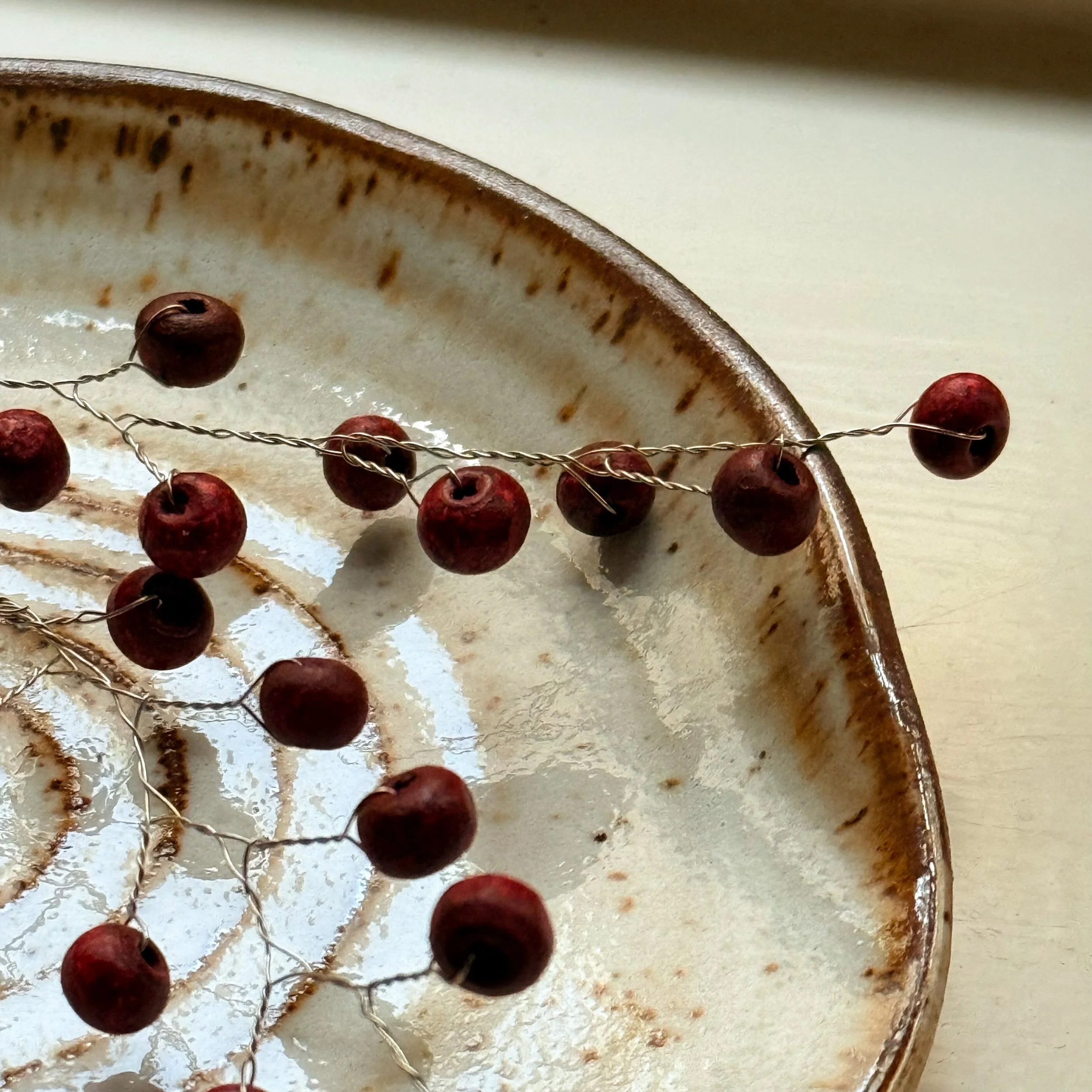 Beaded Berries Christmas Decoration