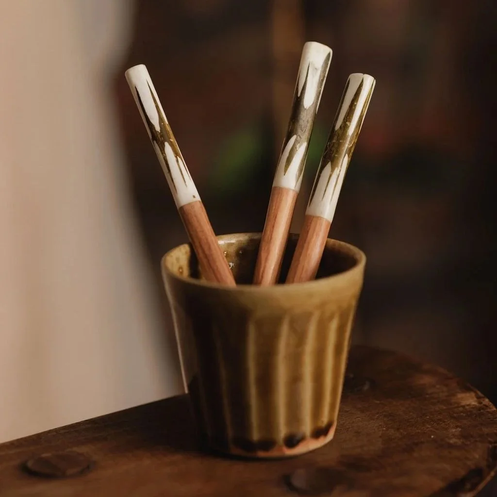 Hand-Carved Olive Wood Spoon