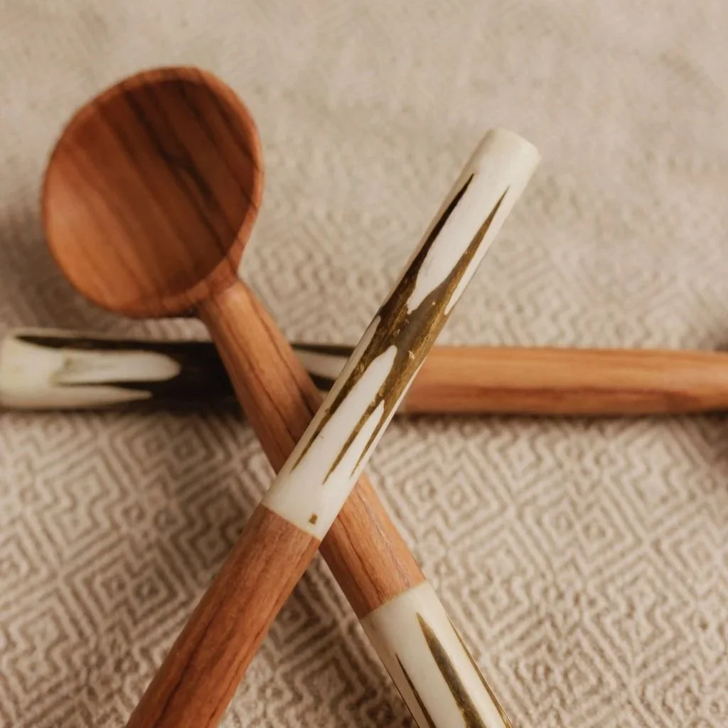 Hand-Carved Olive Wood Spoon