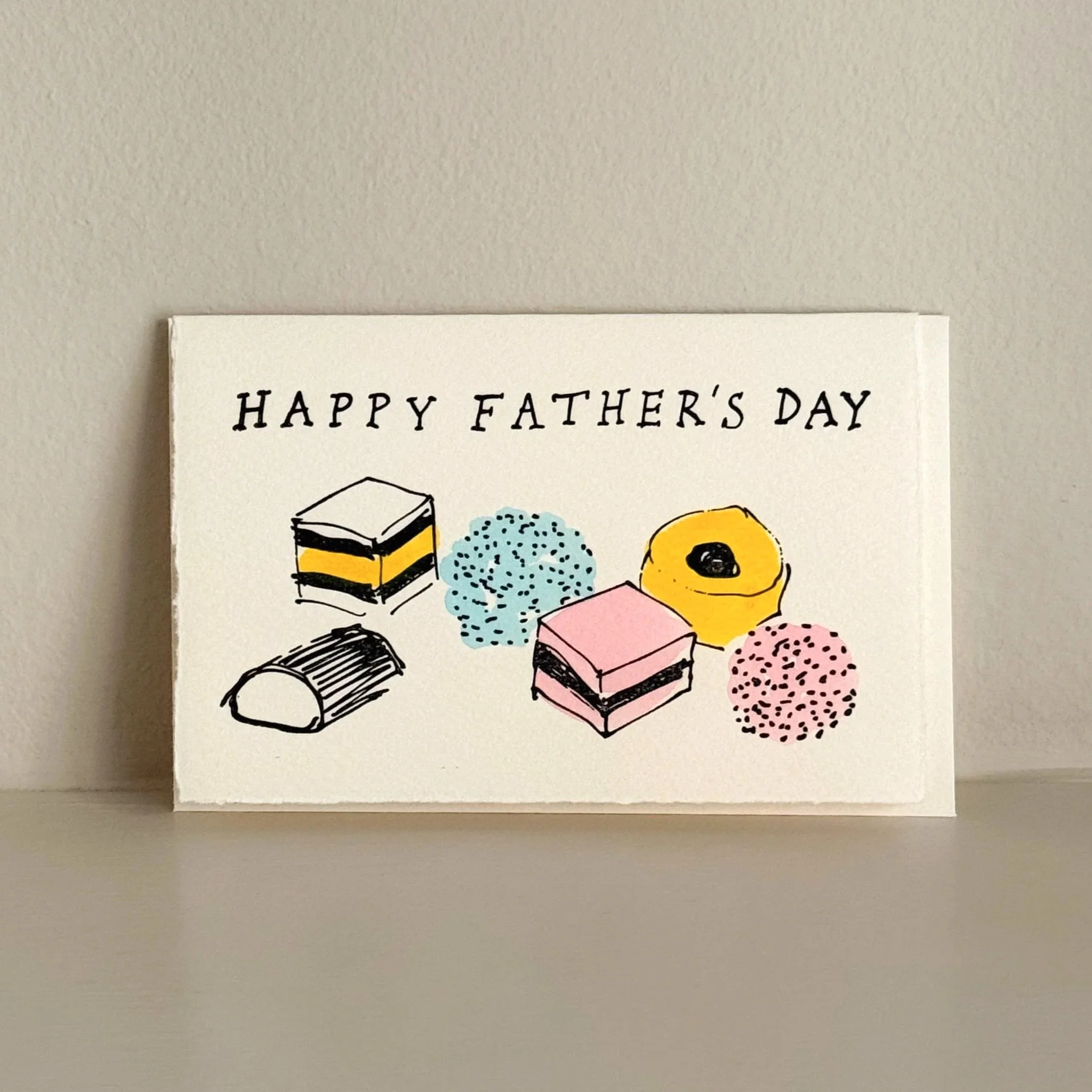 Father's Day Card Liquorice Allsorts