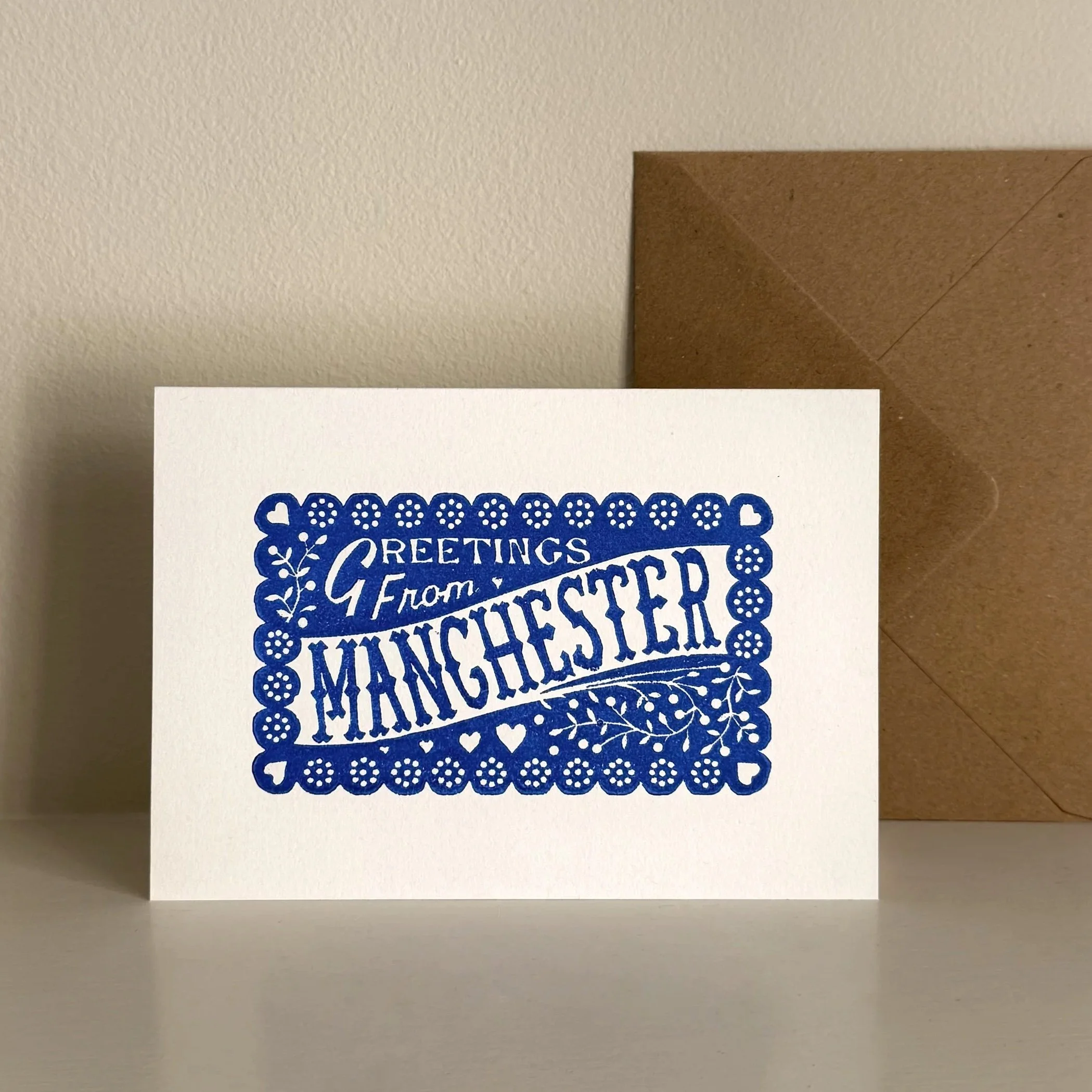 Greetings From Manchester Card