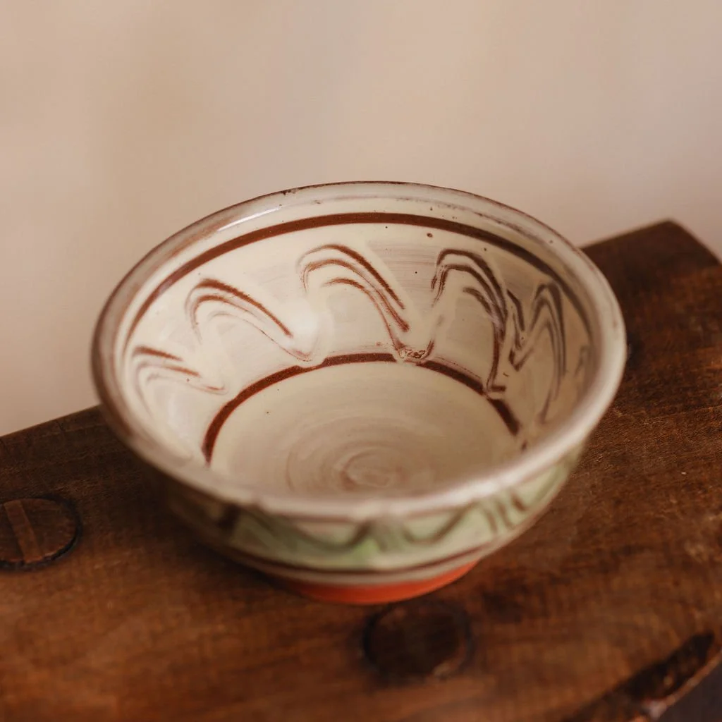Slipware Small Side Bowl