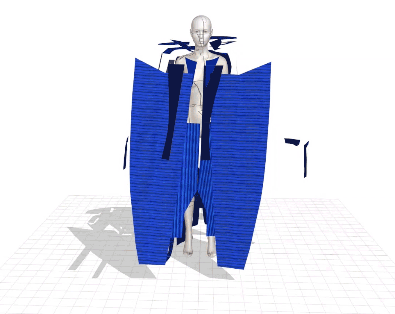 look#3 deconstructed in CLO3D