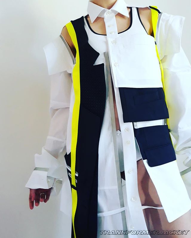 Transform Reality of Wearable @transformerjacket #transform with @newaliensagency_ photo:@todd_helena