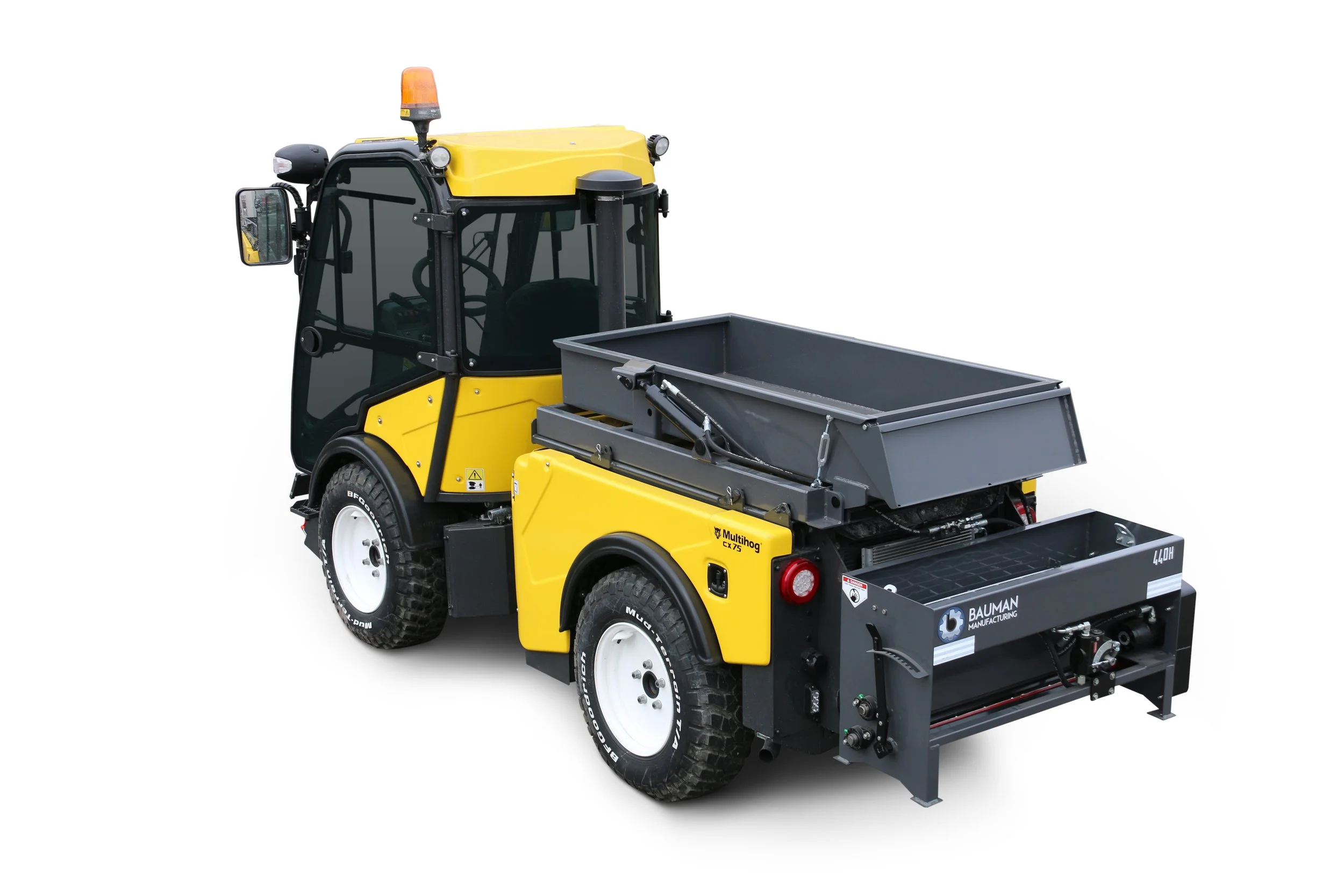 Bauman 440 Drop Spreader – built tough for accurate spreading in all conditions.
