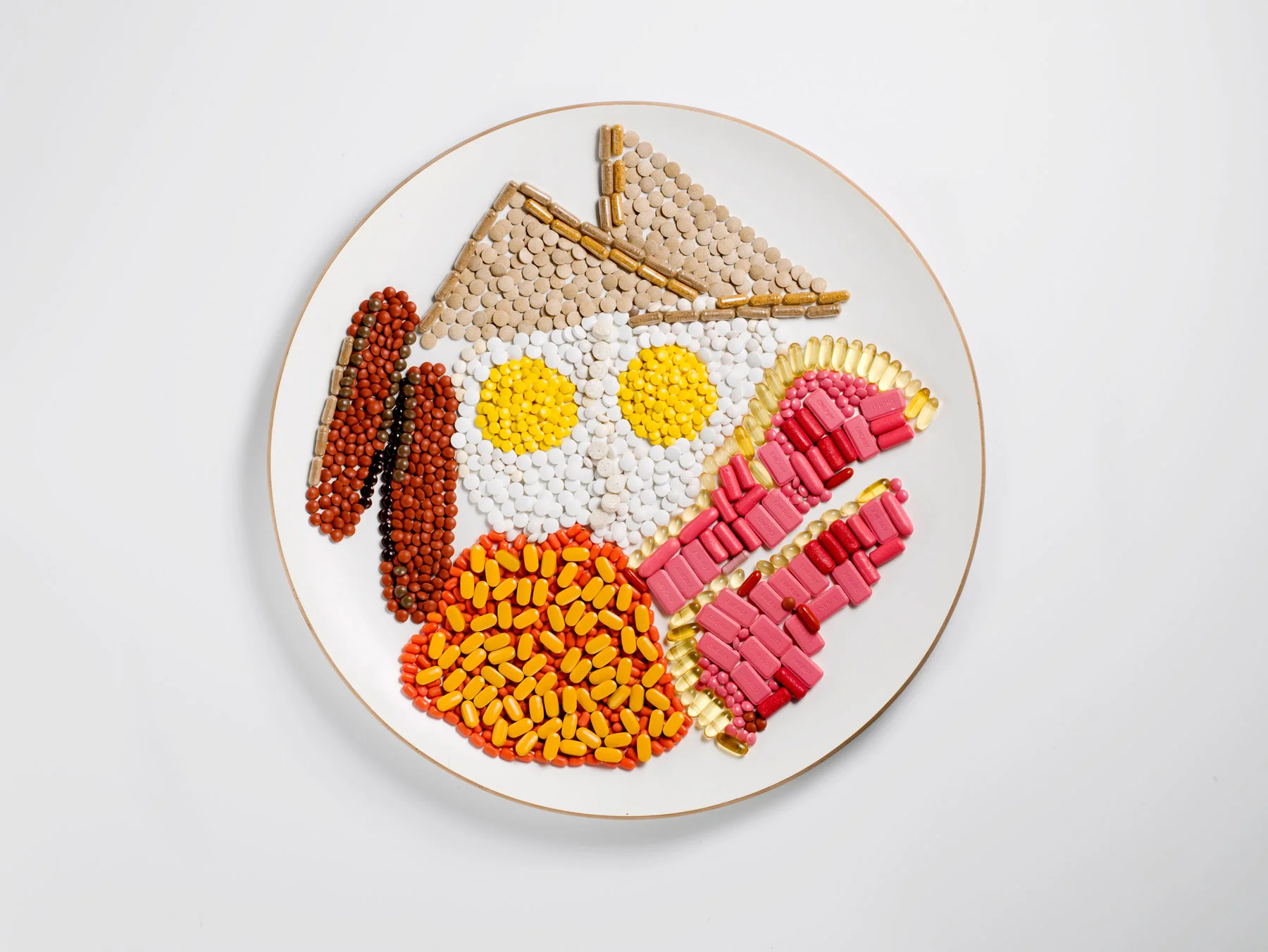 Pills breakfast, English breakfast