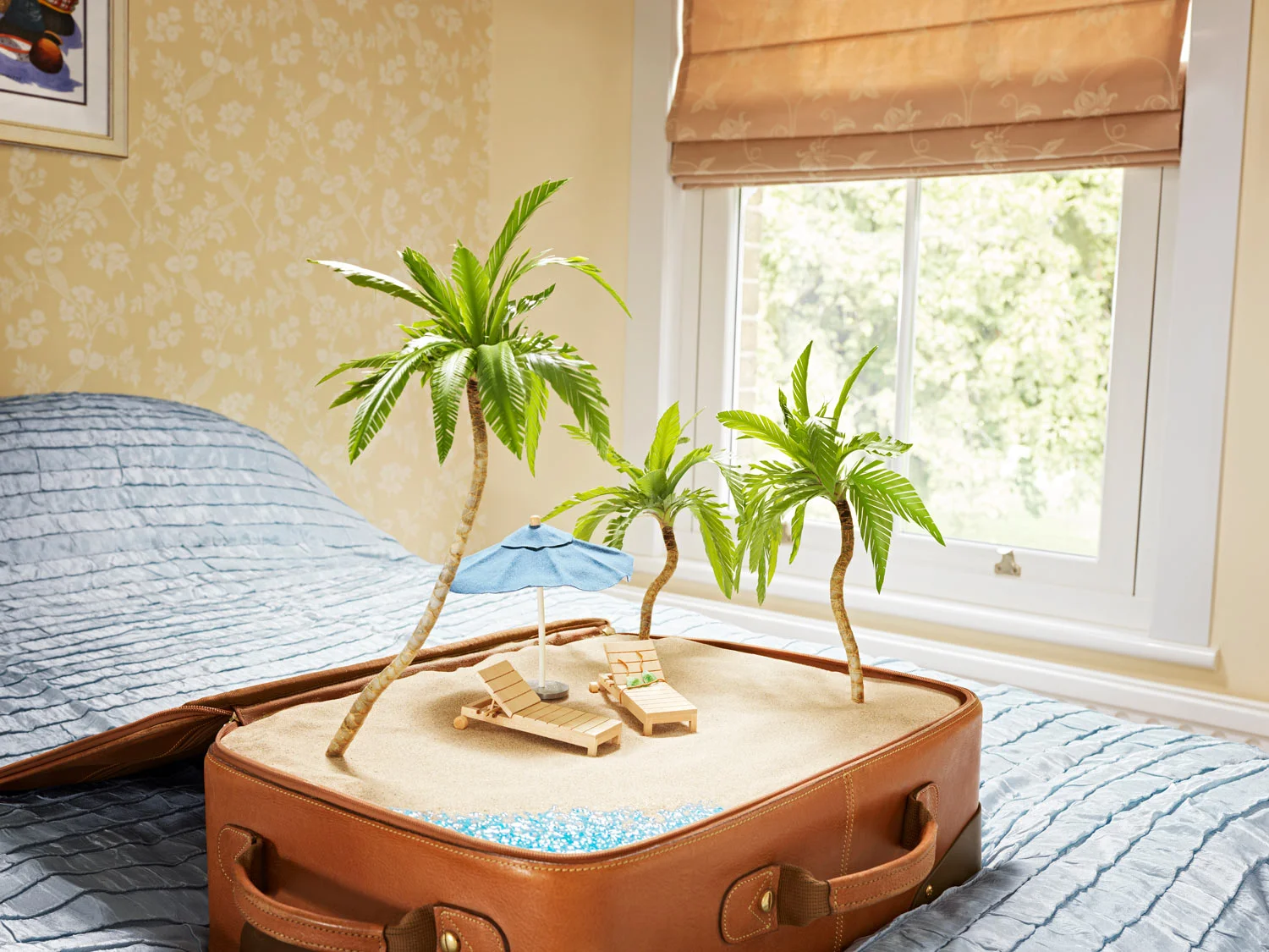 Tropical suitcase