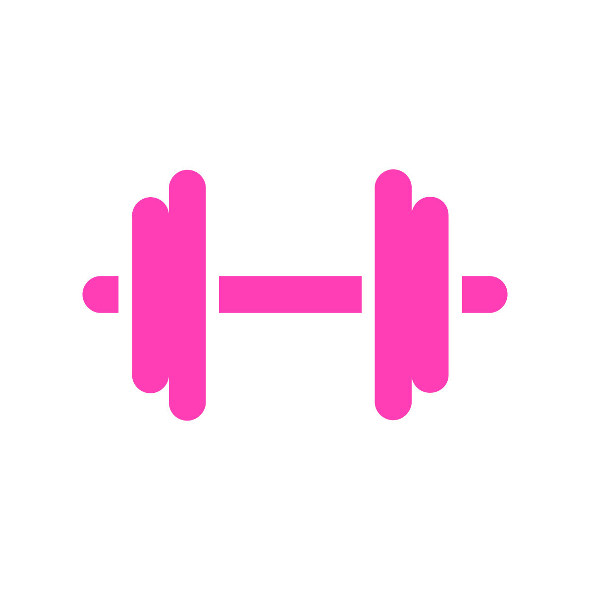the gym dumbell icon