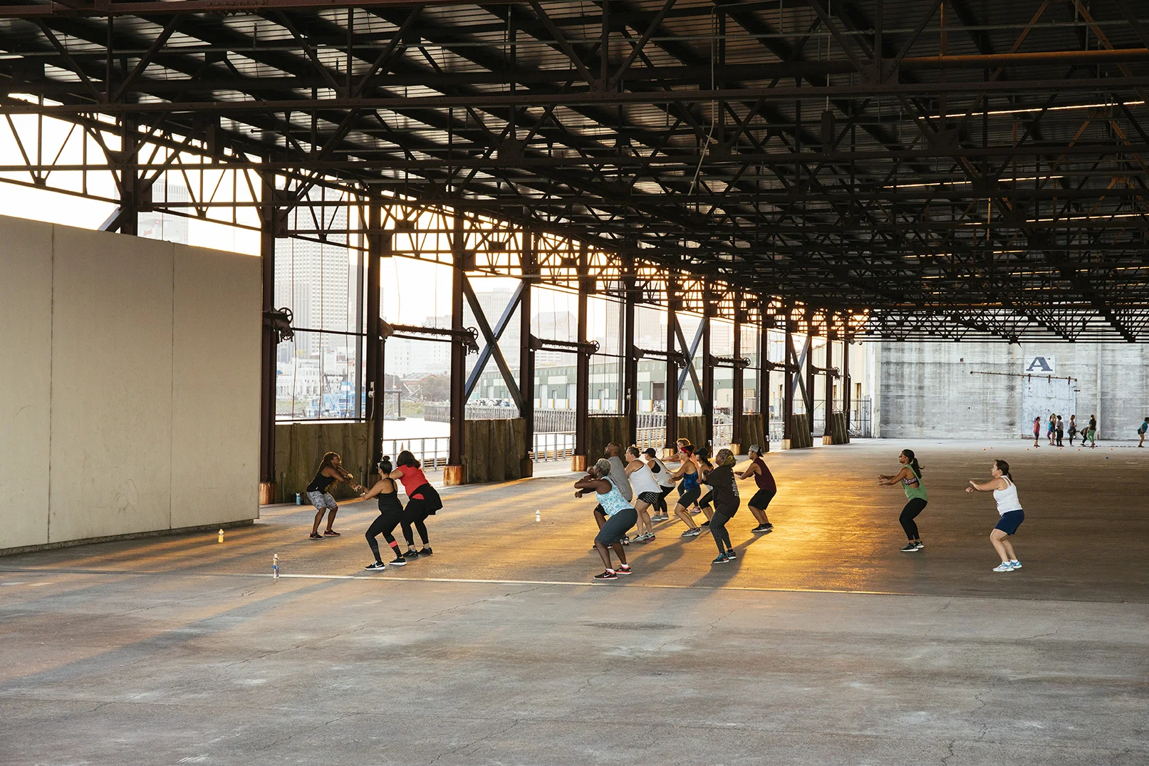 Bounce Ya Brass class at Crescent Park - Photo by Claire Bangser