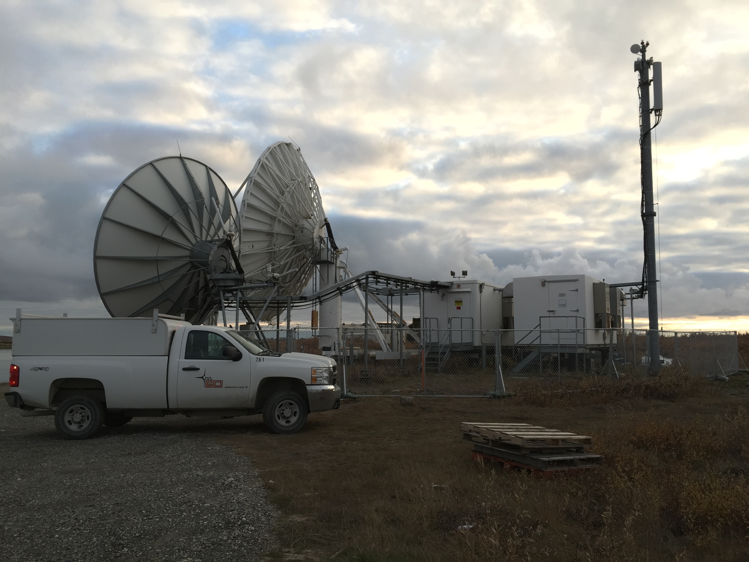  Kotzebue GCI Earth Station connected to the TERRA tower via fiber (Sept 2105) 
