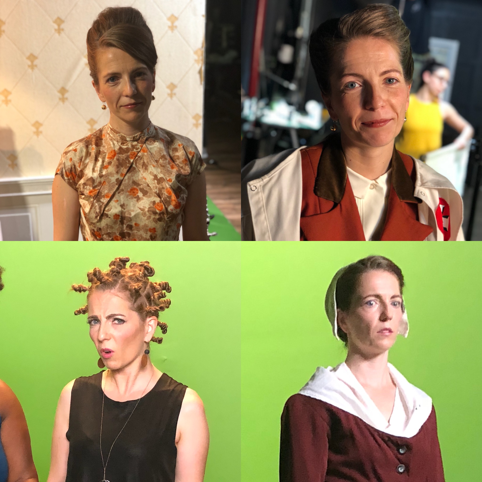 Eevin Hartsough as a handfull of Beckys