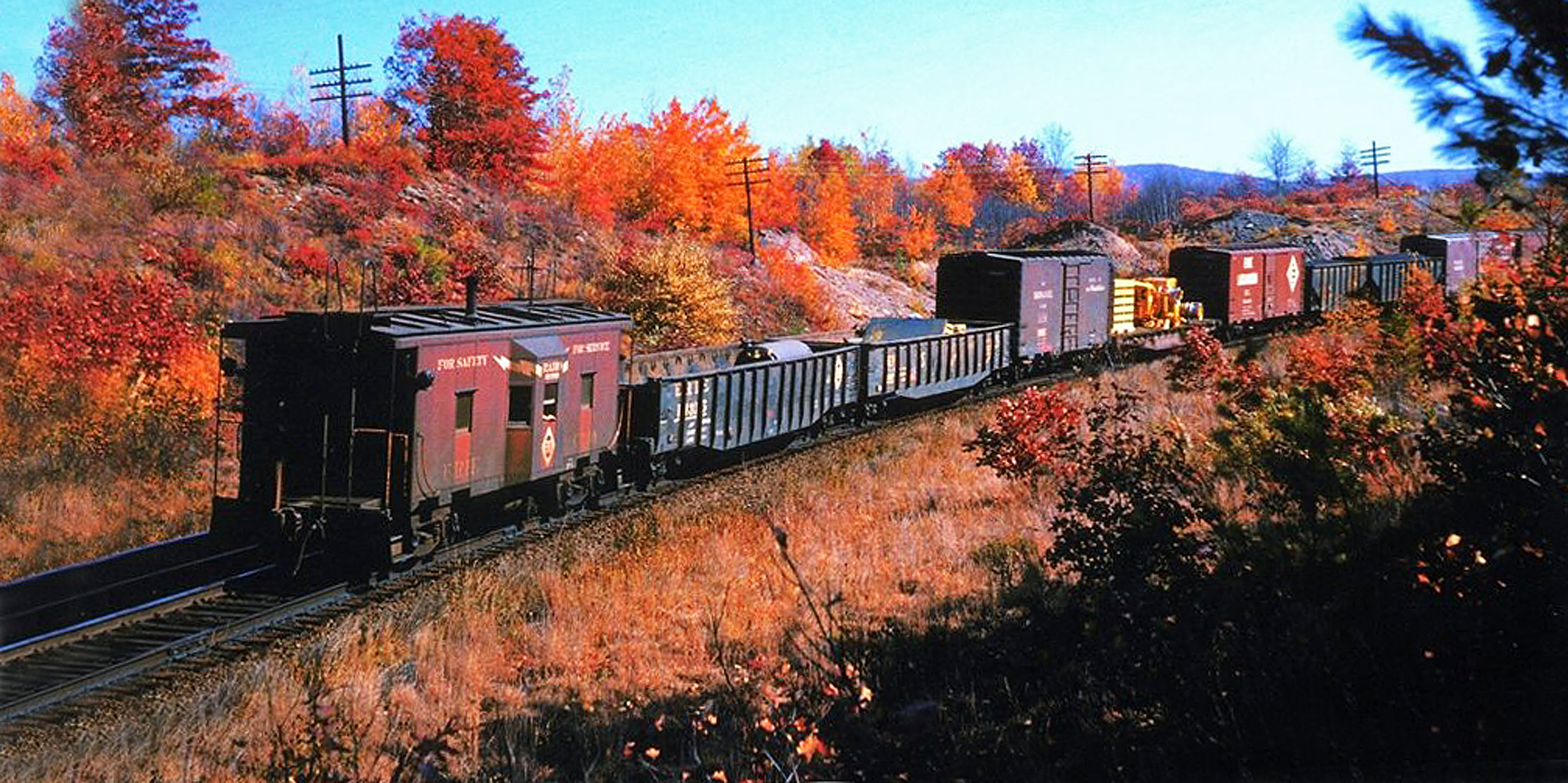 No. C330 in road train service on the Erie Lackawanna in the early 1960s, still wearing its original Erie colors. (Paul Tupaczewski collection)