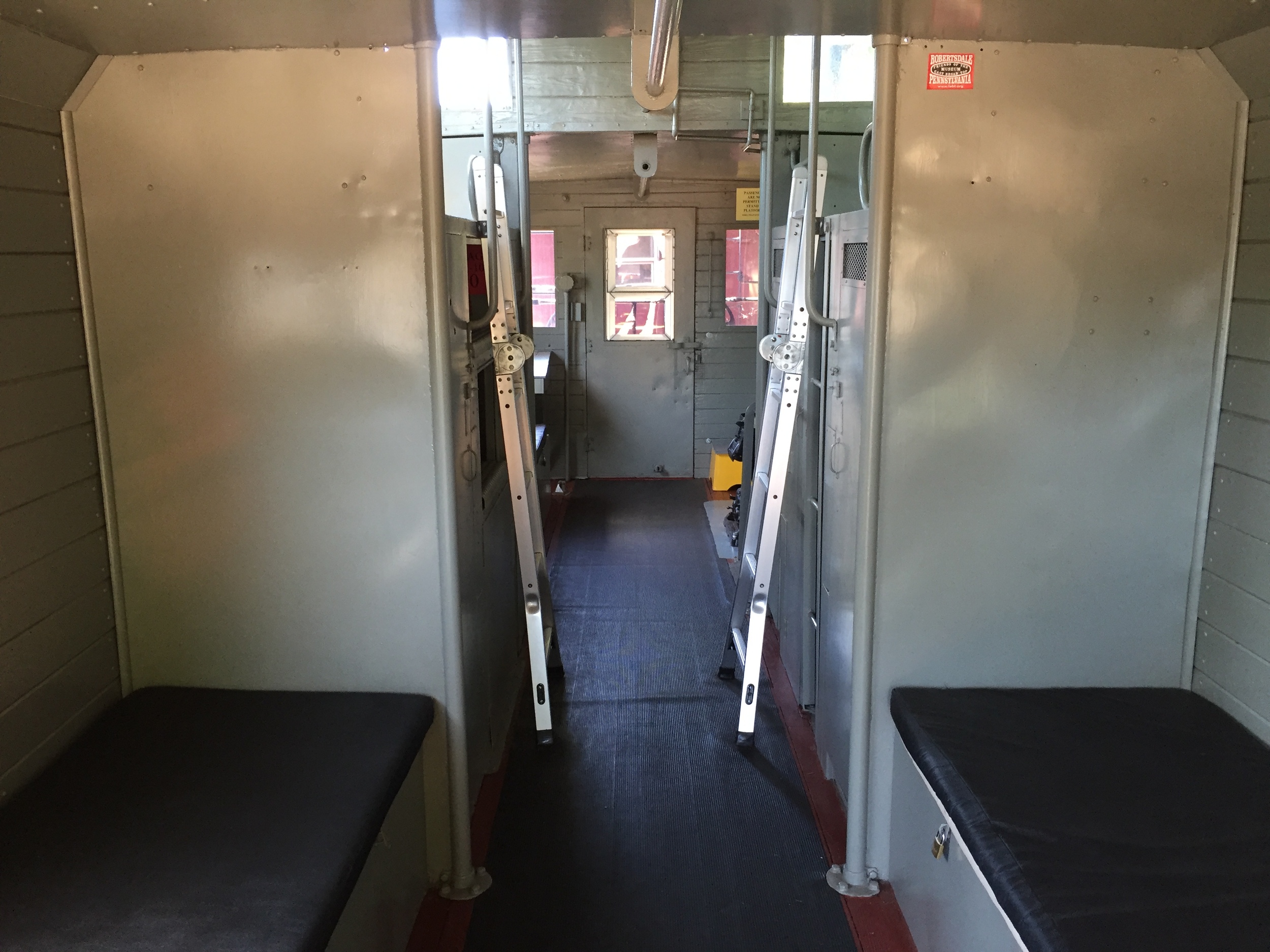 The restored interior of No. 10 on June 12, 2016. (Rudy Garbely photo)