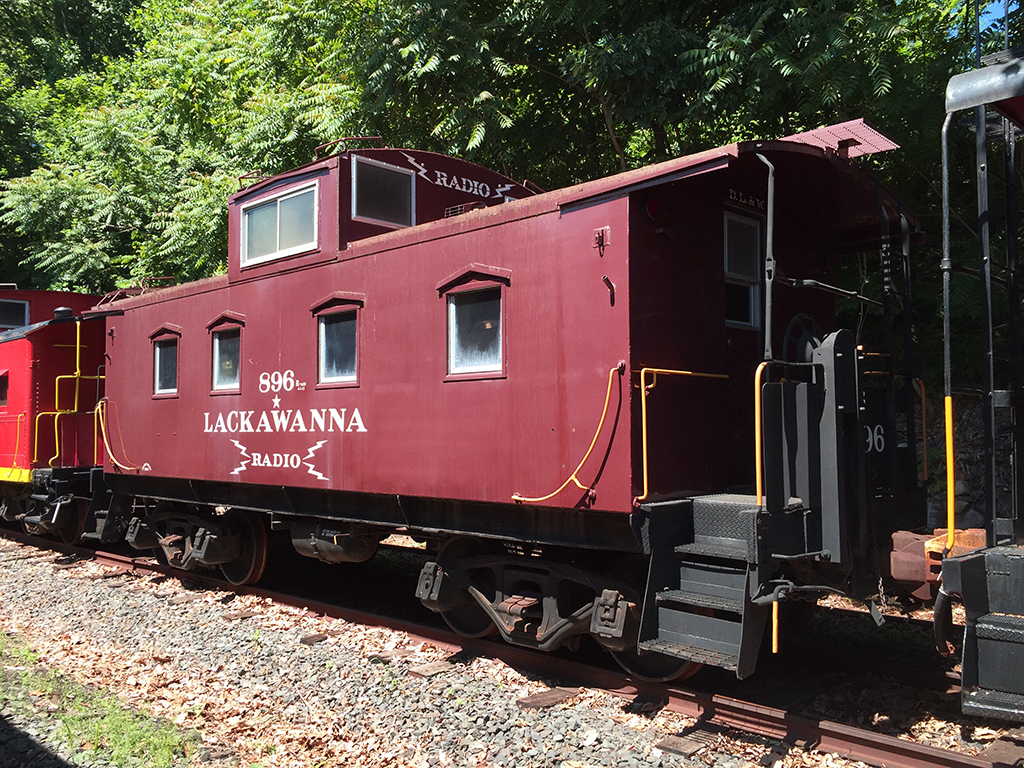 DL&W No. 896 rests in the Boonton, NJ yard on June 12, 2016. (Rudy Garbely photo)