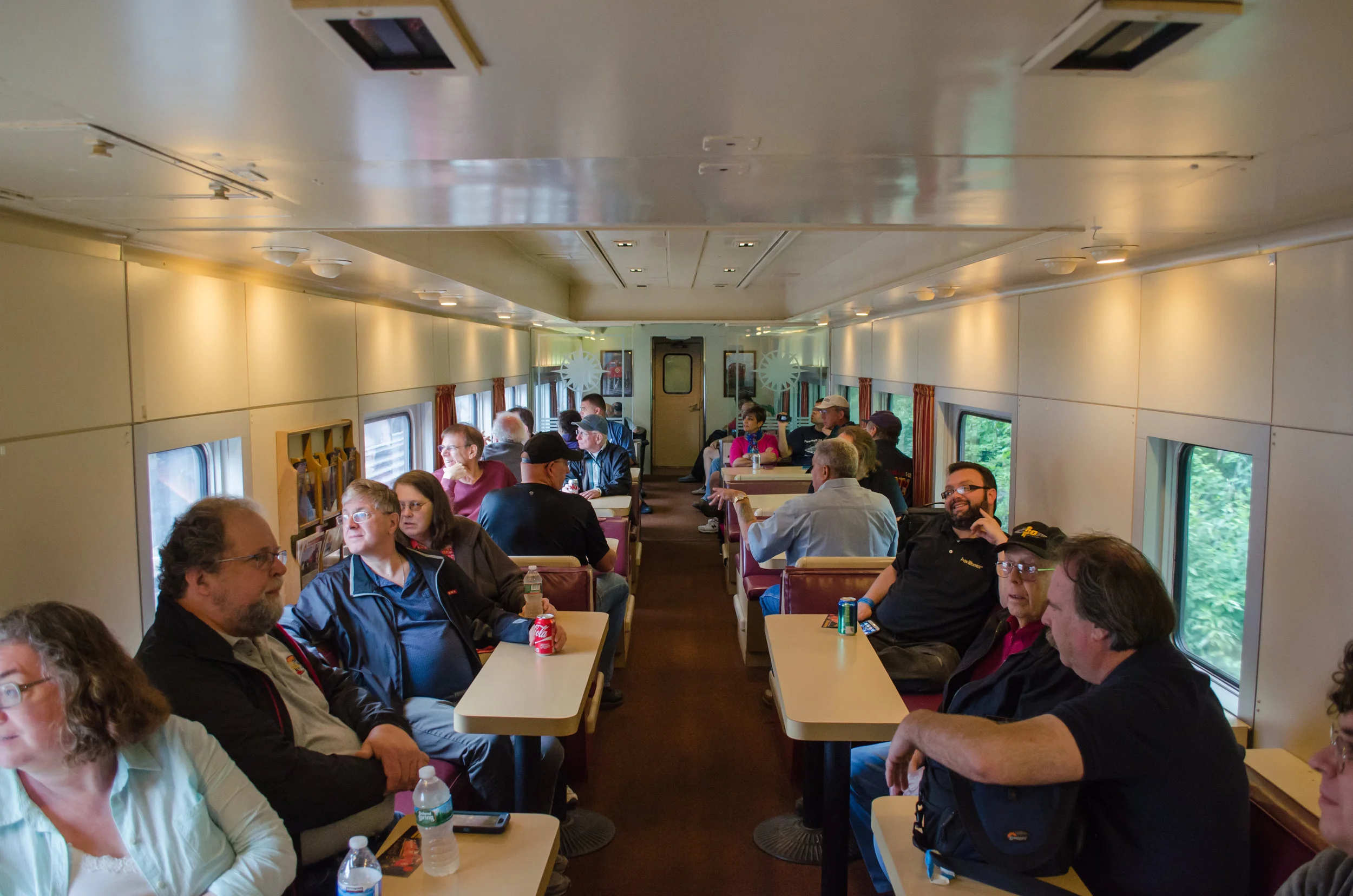 Riders in the M&E "Passaic River"