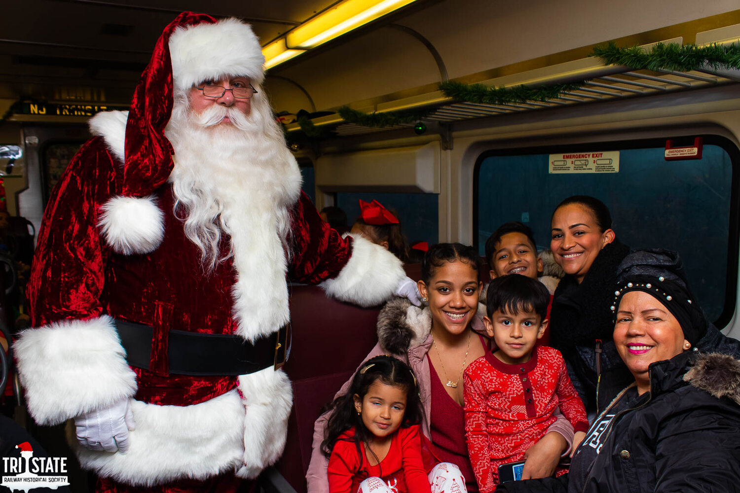 The Santa Train in Wayne, New Jersey