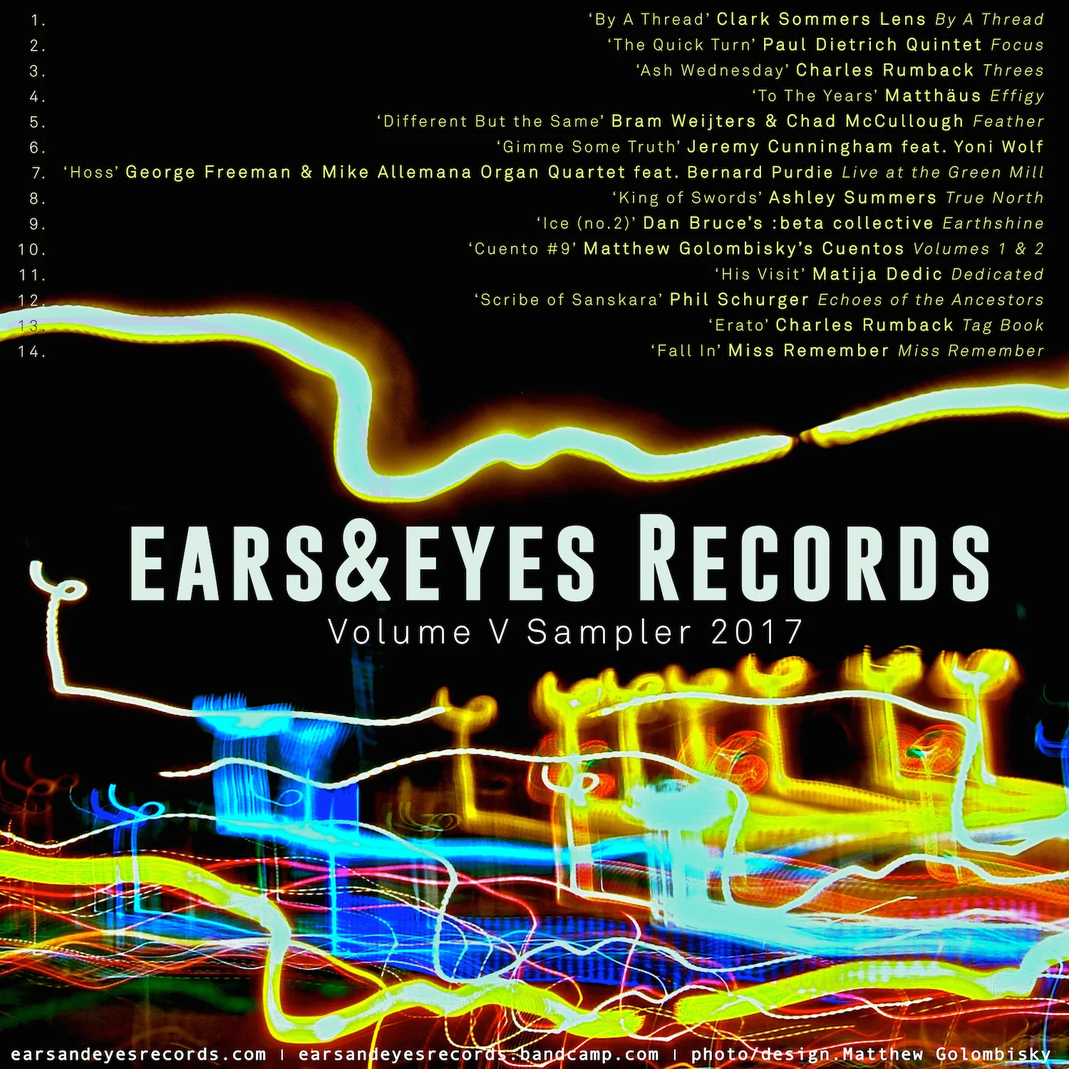 ears&eyes Records | Volume V Sampler Download our 2017 wrap.