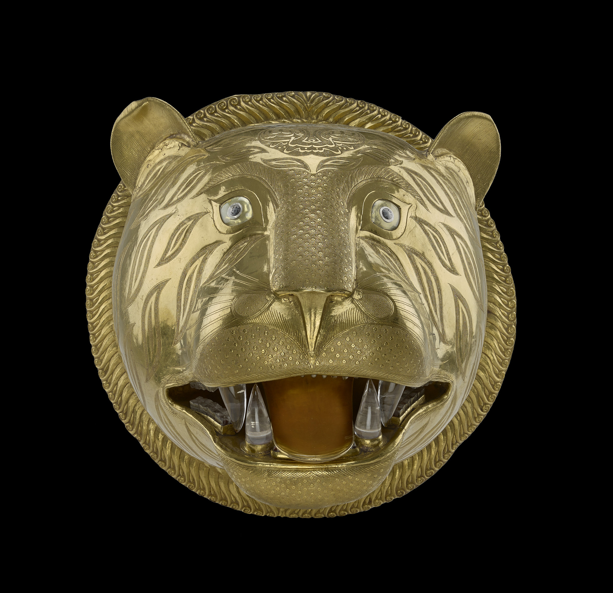 Tiger Head from Tipu's Throne (Image Courtesy: Royal Collection Trust)