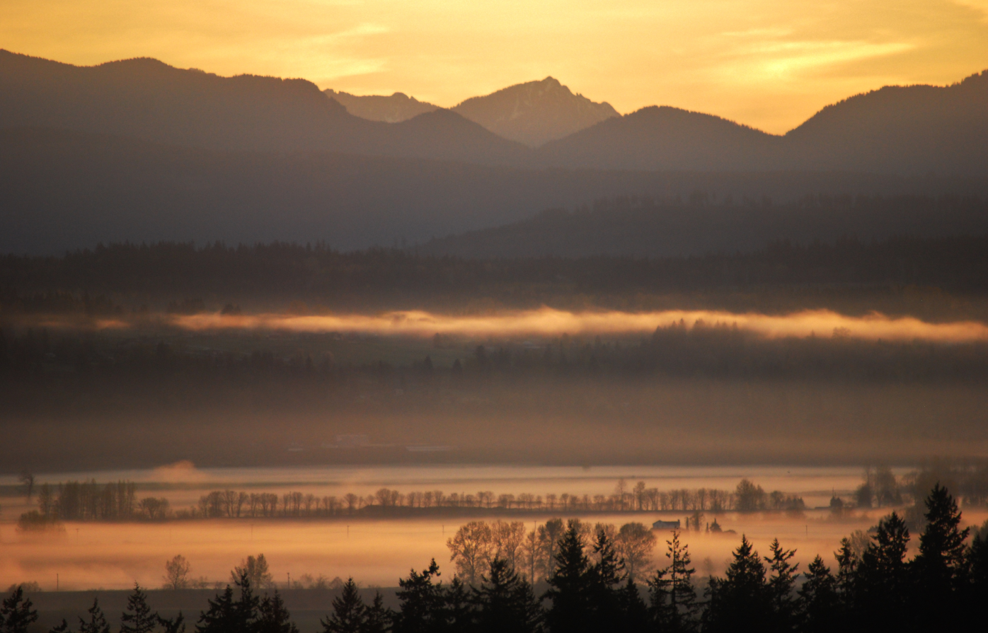 Overlooking the Snohomish valley