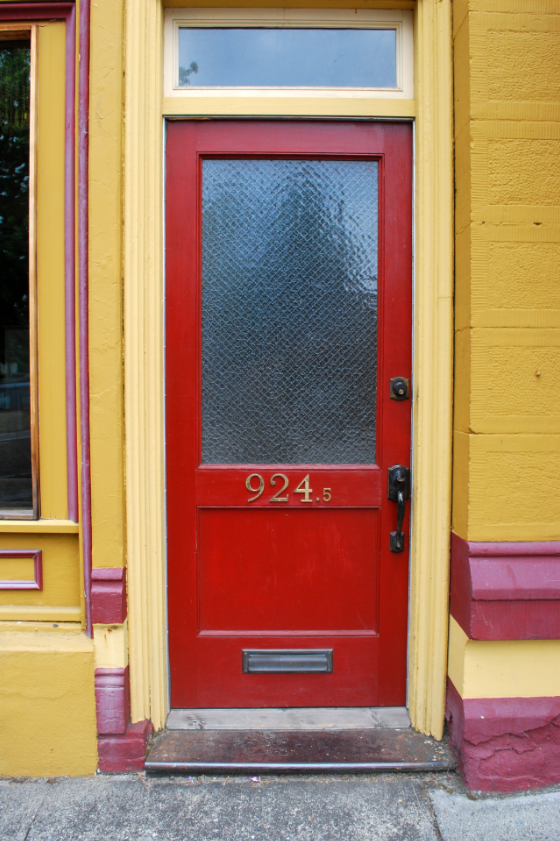 Red door - Snohomish, WA