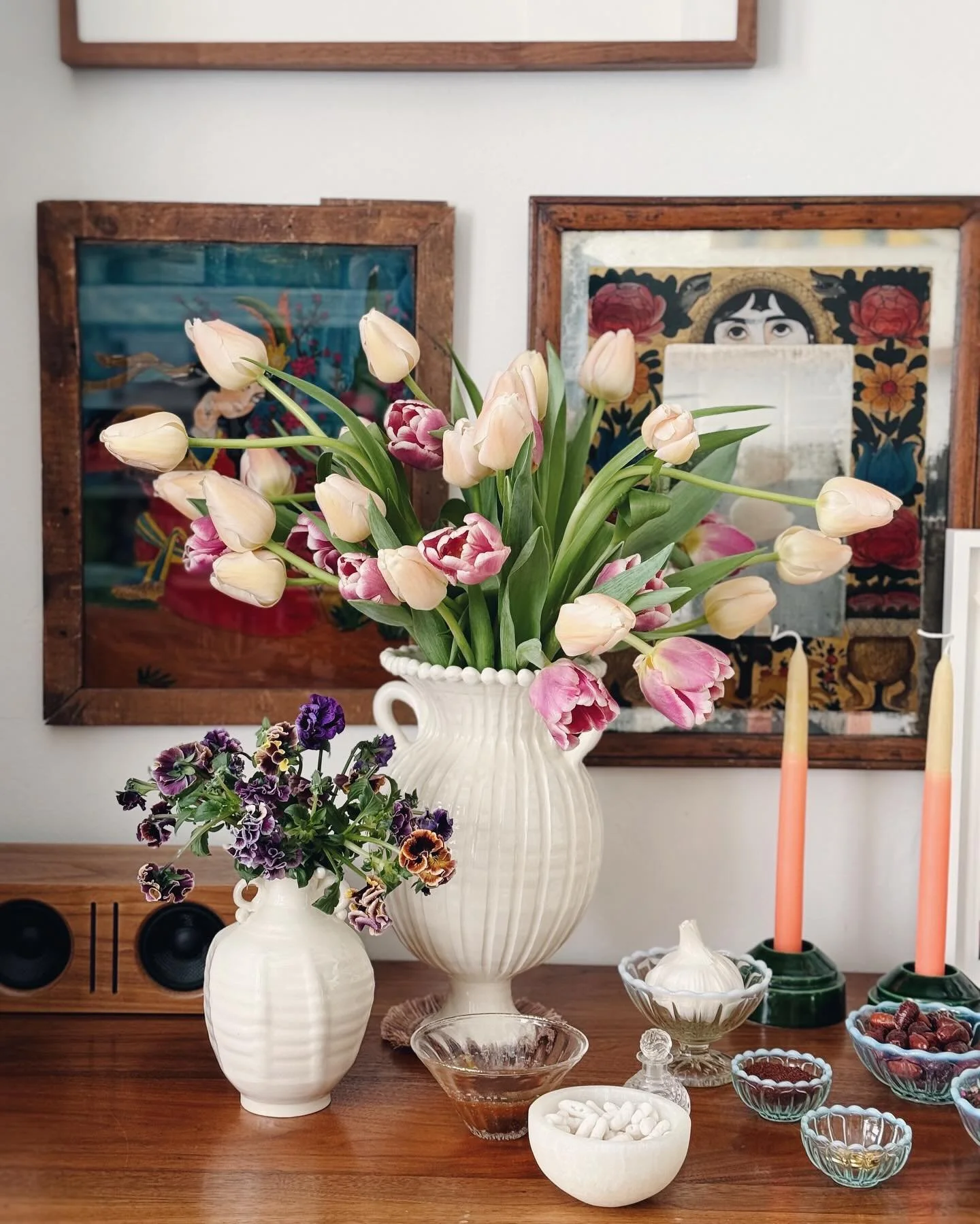 Happy Spring!
Happy Norouz!

This is my favorite holiday! Norouz, the Persian new year. It comes on the first day of Spring with the equinox. It&rsquo;s about light, about growth, about family, and they&rsquo;re always flowers! 
.
.
.
.
.
#springflow