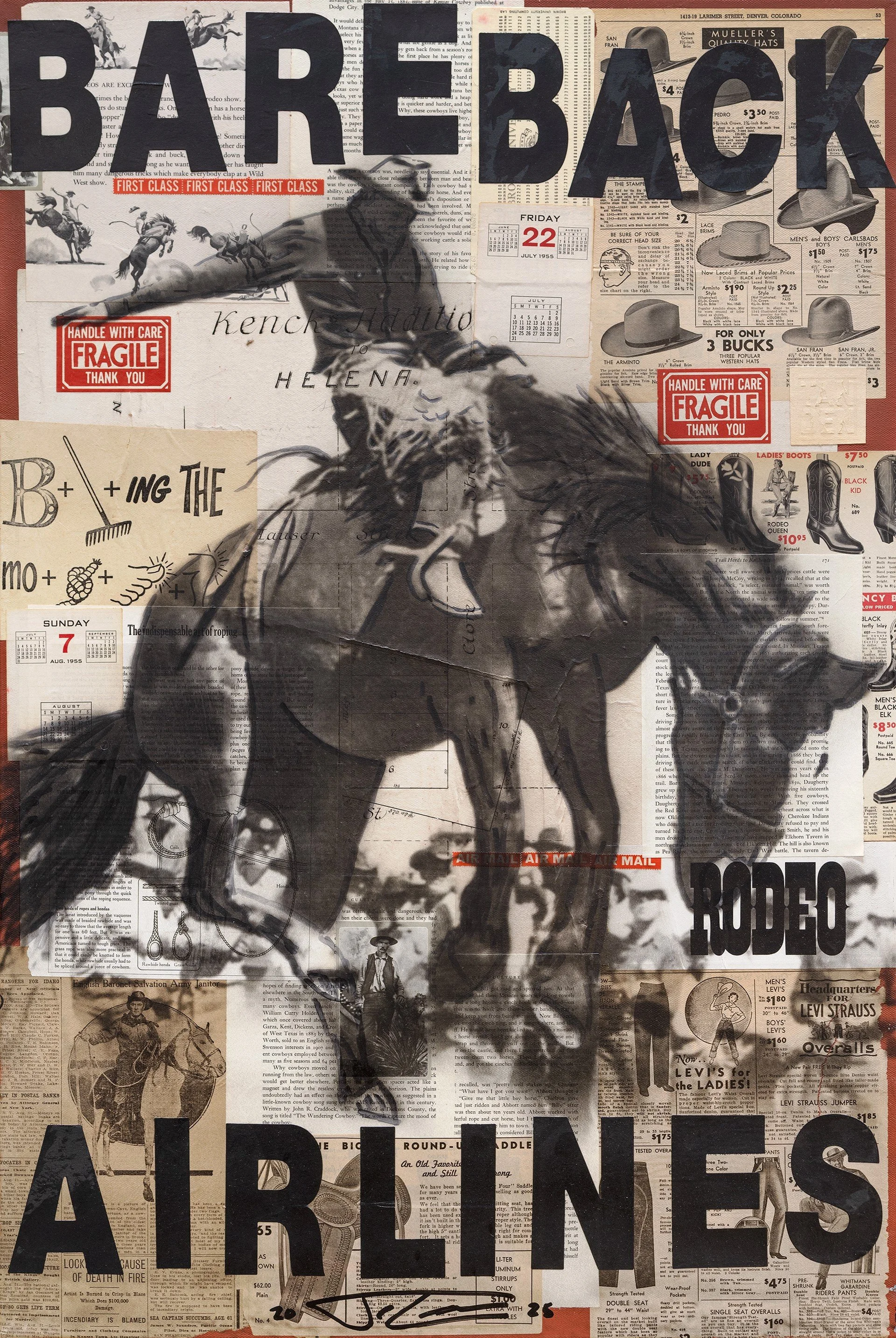 Bareback airlines 24x36  .jpg