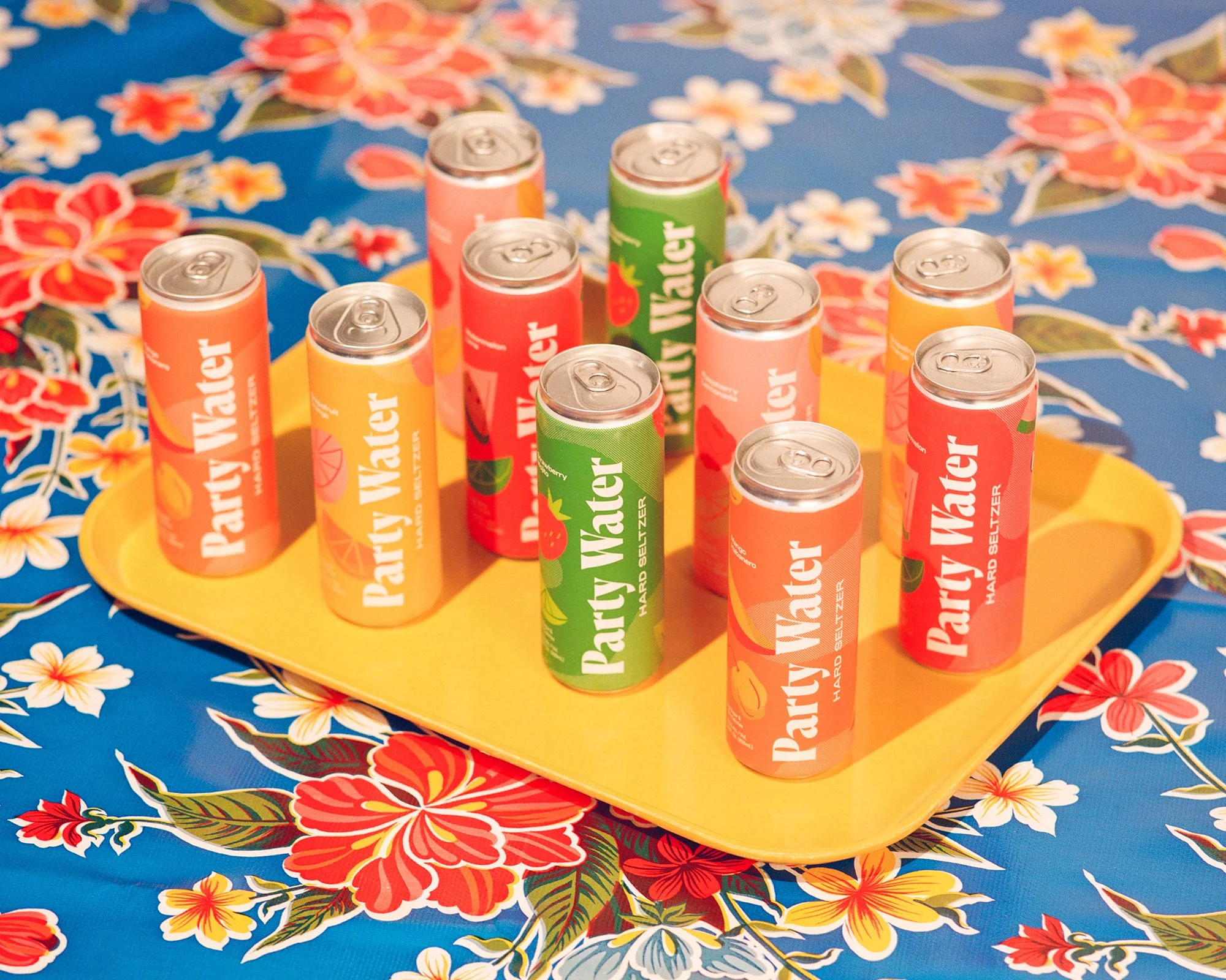 Party Water, Branding, Packaging, Creative Direction. Photography: Chris Schoonover