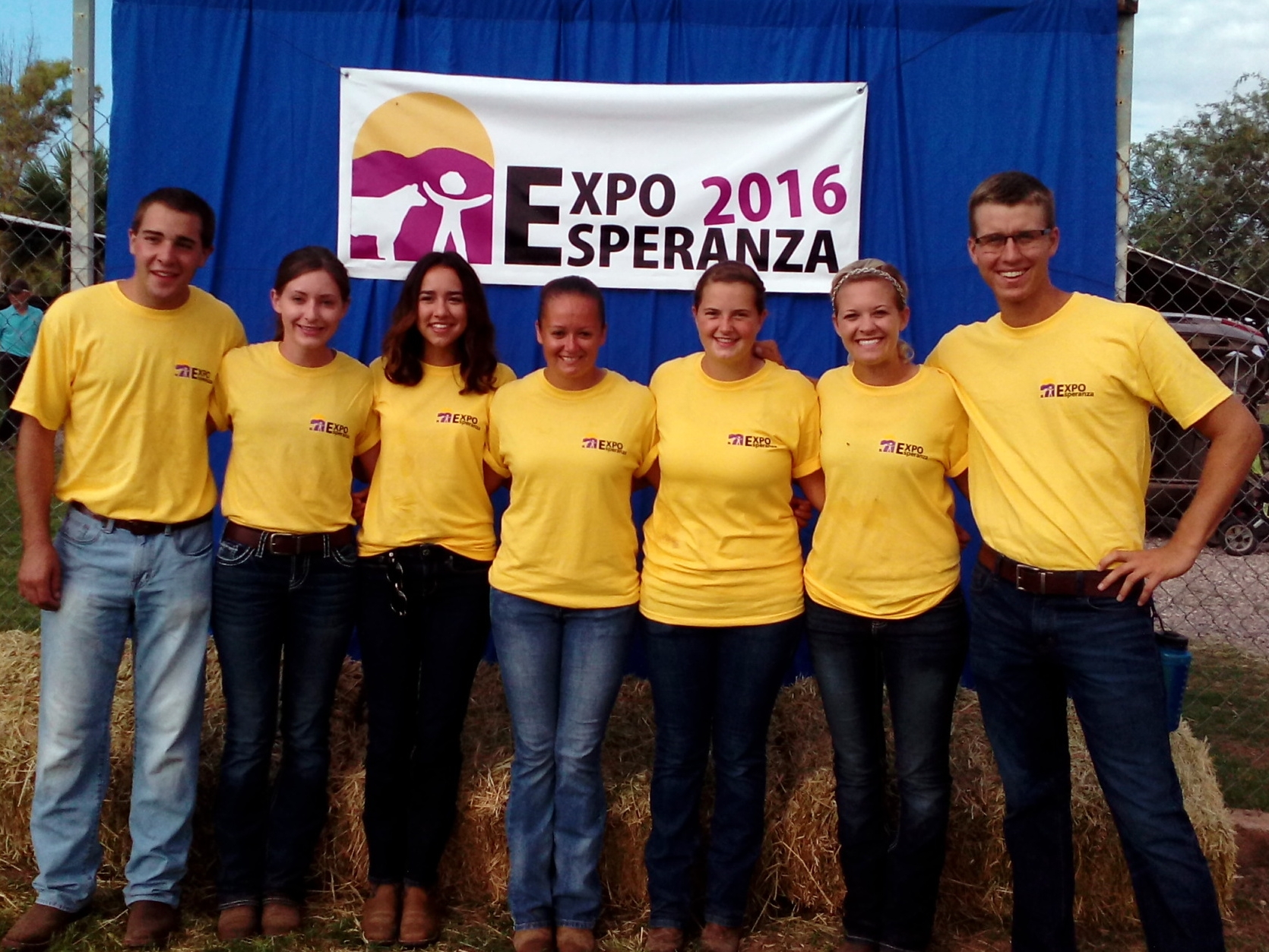 From left to right: Chad Knobloch (IA), Emily Meeks (KS), Alizee Gamber (TX), Lea Pucket (SD), Cassidy Wulf (MX), Carley Snider (OH), Nelson Eisenmann (IL)