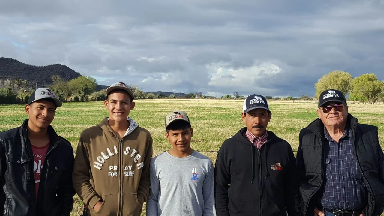  L to R: Ramss, Manuel, Eddy, Ramón, and César. Not pictured: Axel